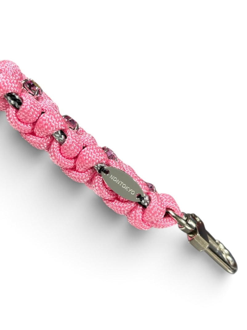 FLOWER BIJOU SMARTPHONE STRAP (PINK)