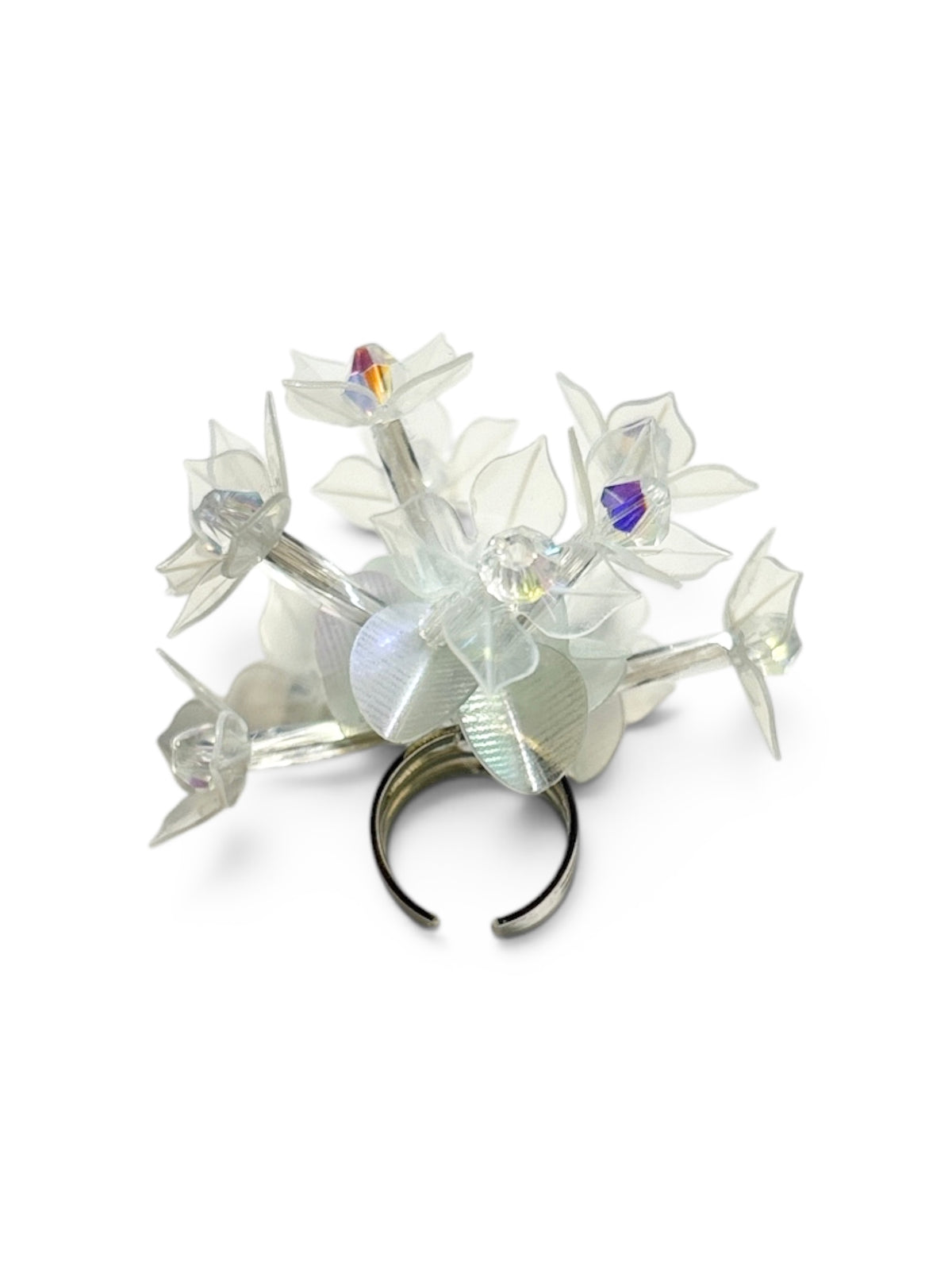 CRYSTAL BLOOM EAR CUFF SET (CLEAR)