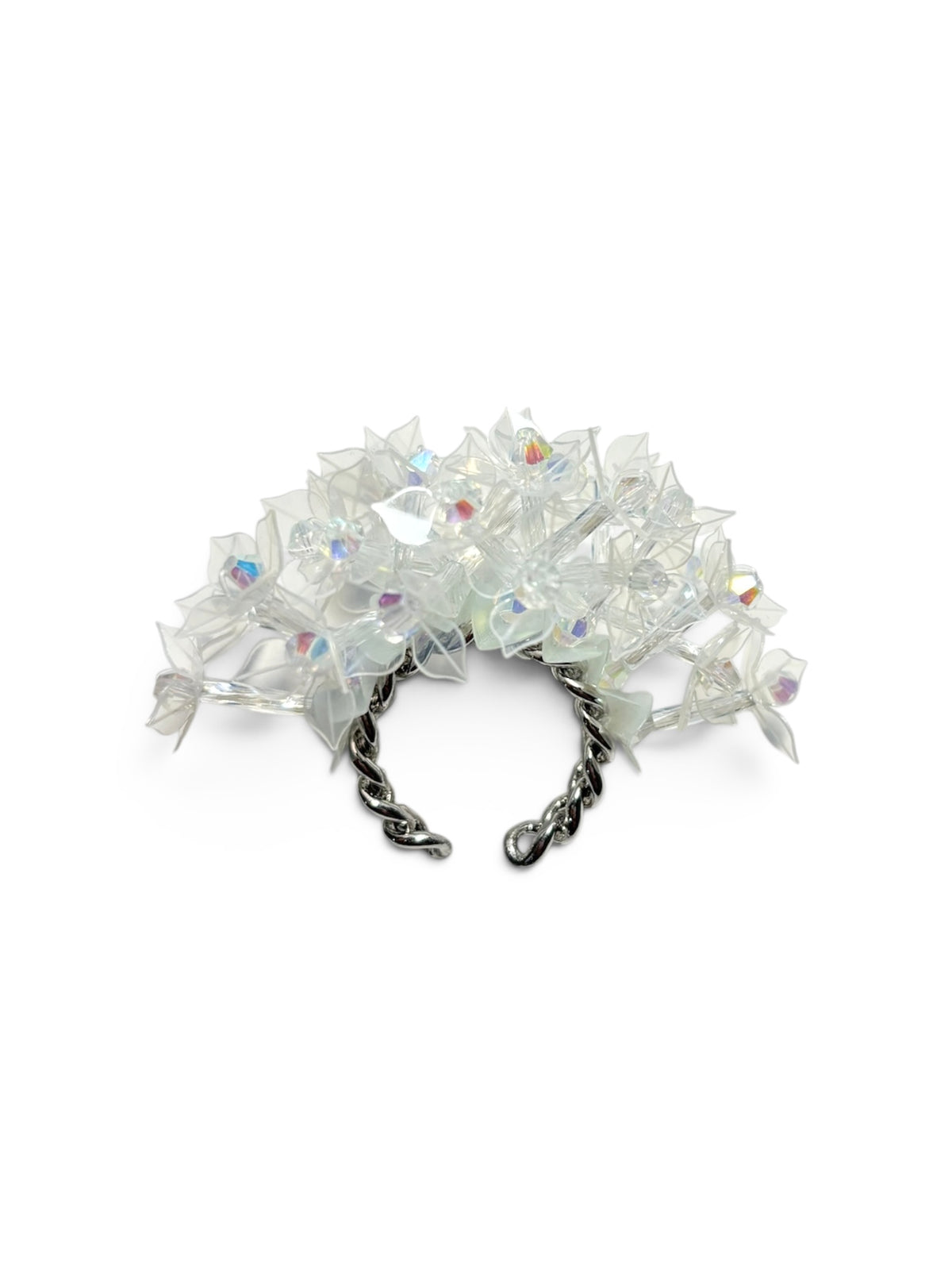 CRYSTAL BLOOM EAR CUFF SET (CLEAR)