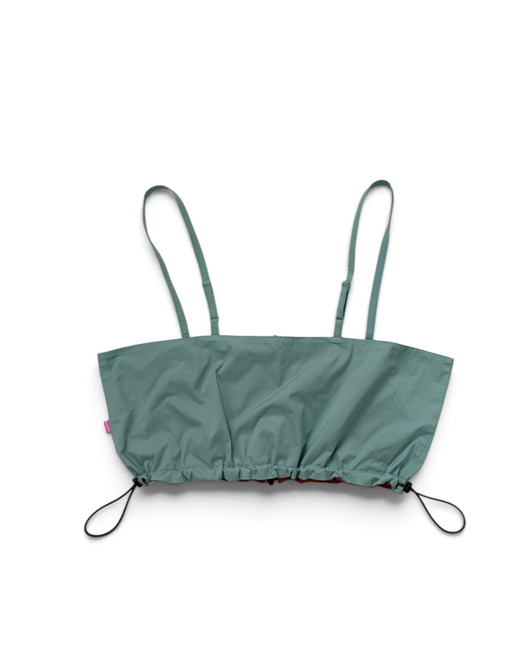 REVERSIBLE RIPSTOP BUSTIER (M.GREEN x ORANGE)