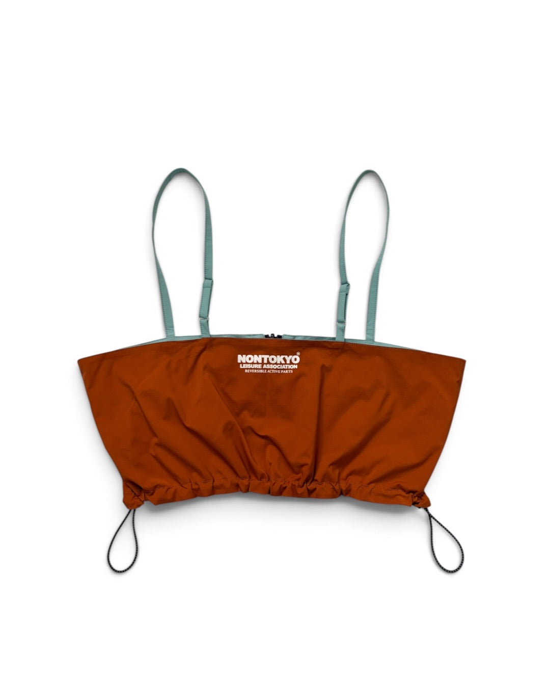 REVERSIBLE RIPSTOP BUSTIER (M.GREEN x ORANGE)