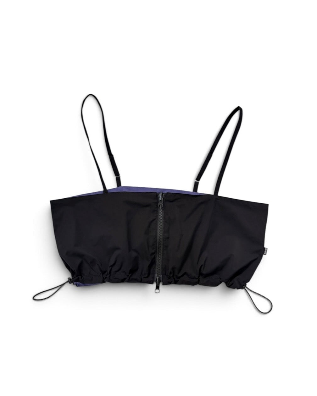 REVERSIBLE RIPSTOP BUSTIER (BLACK x PURPLE)