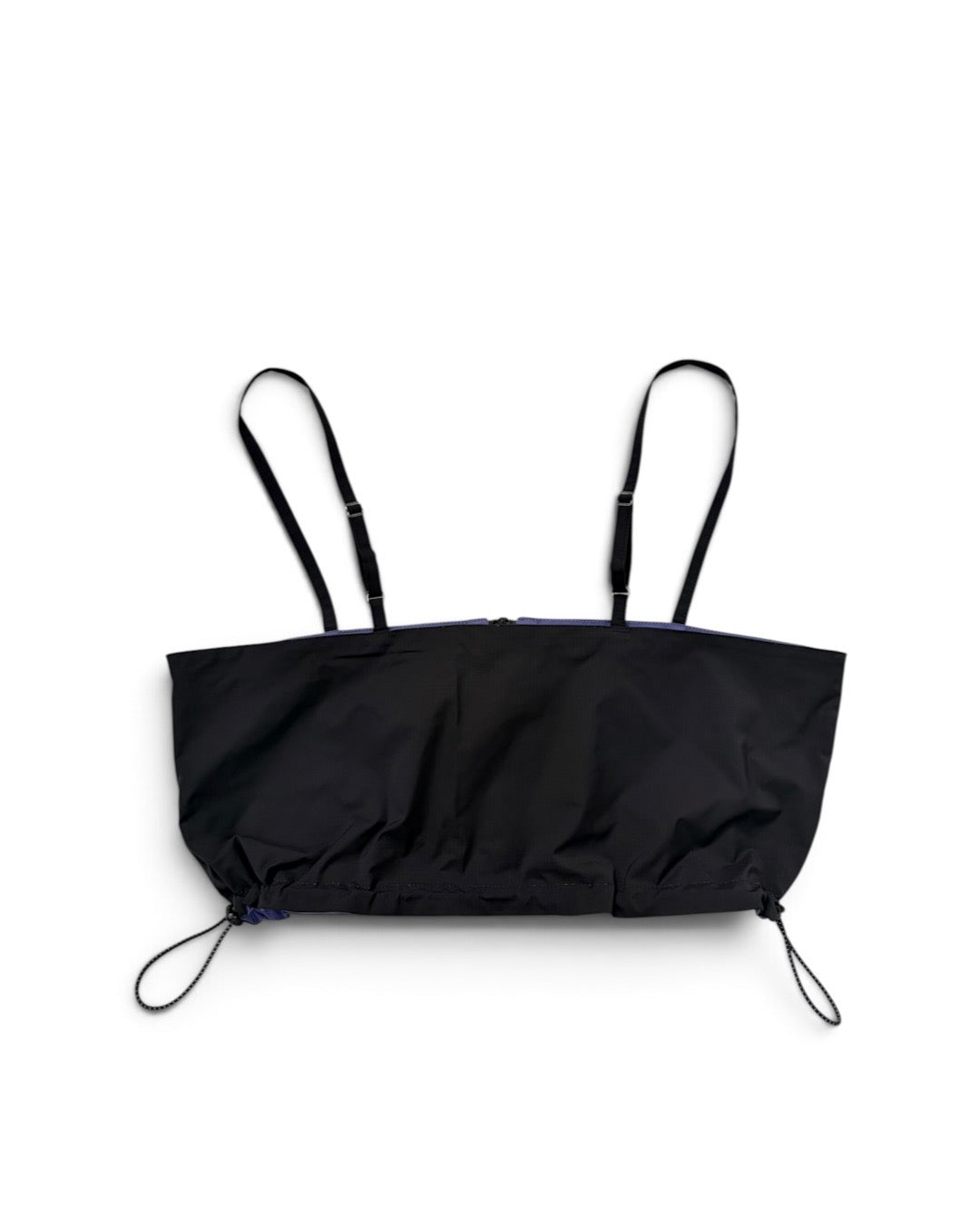 REVERSIBLE RIPSTOP BUSTIER (BLACK x PURPLE)