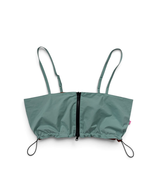 REVERSIBLE RIPSTOP BUSTIER (M.GREEN x ORANGE)