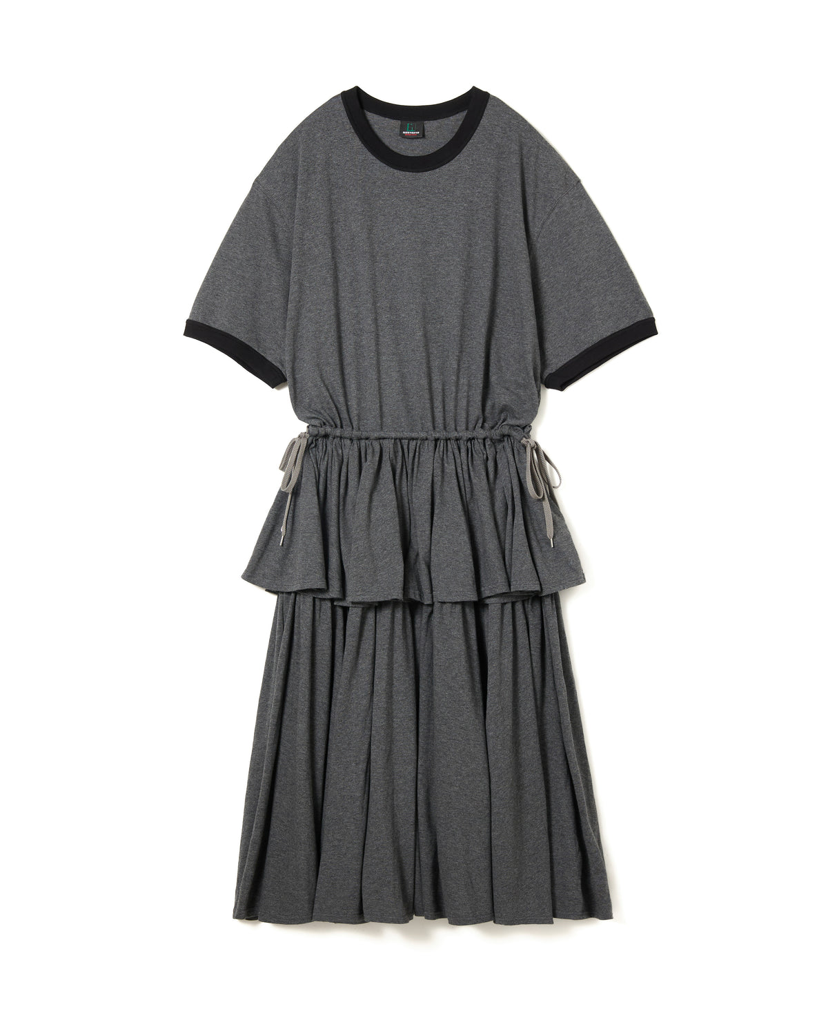 RINGER TIERED ONE-PIECE (GRAY)