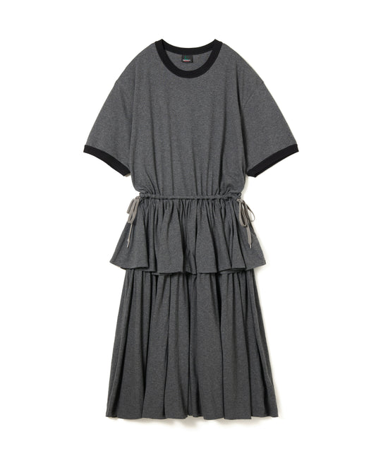 RINGER TIERED ONE-PIECE (GRAY)
