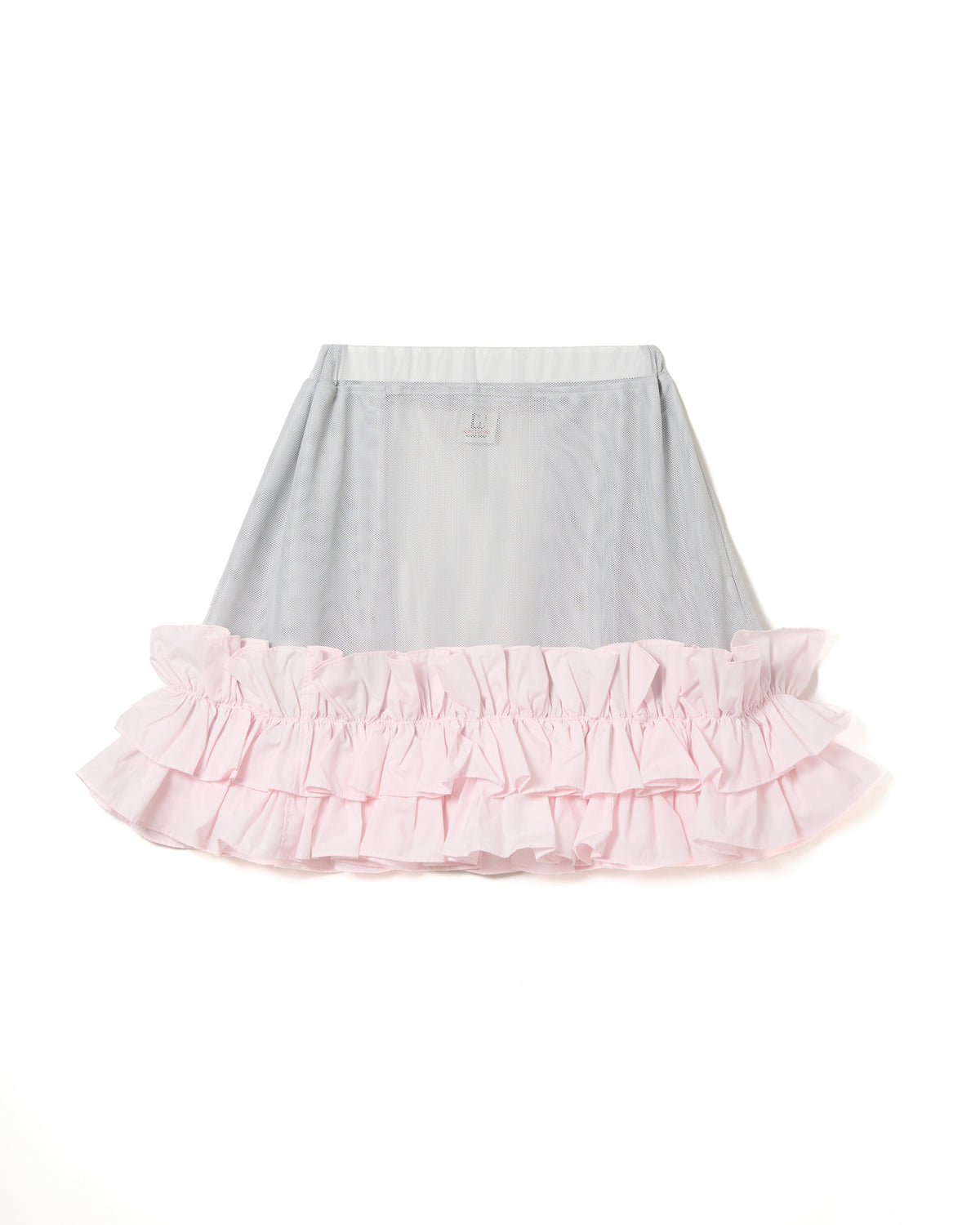 FRILL MESH MINI SKIRT (PINK)