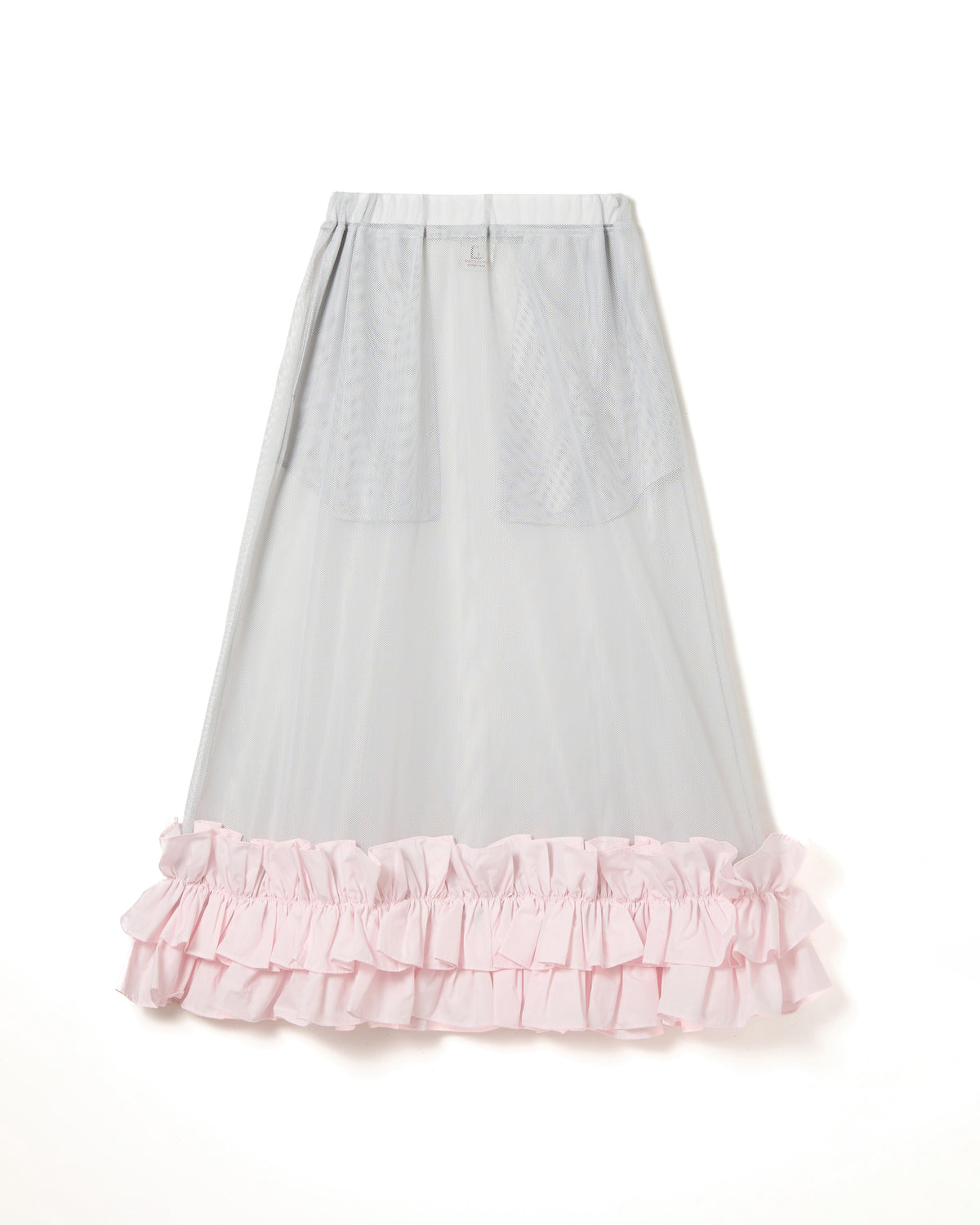 FRILL MESH SKIRT (PINK)