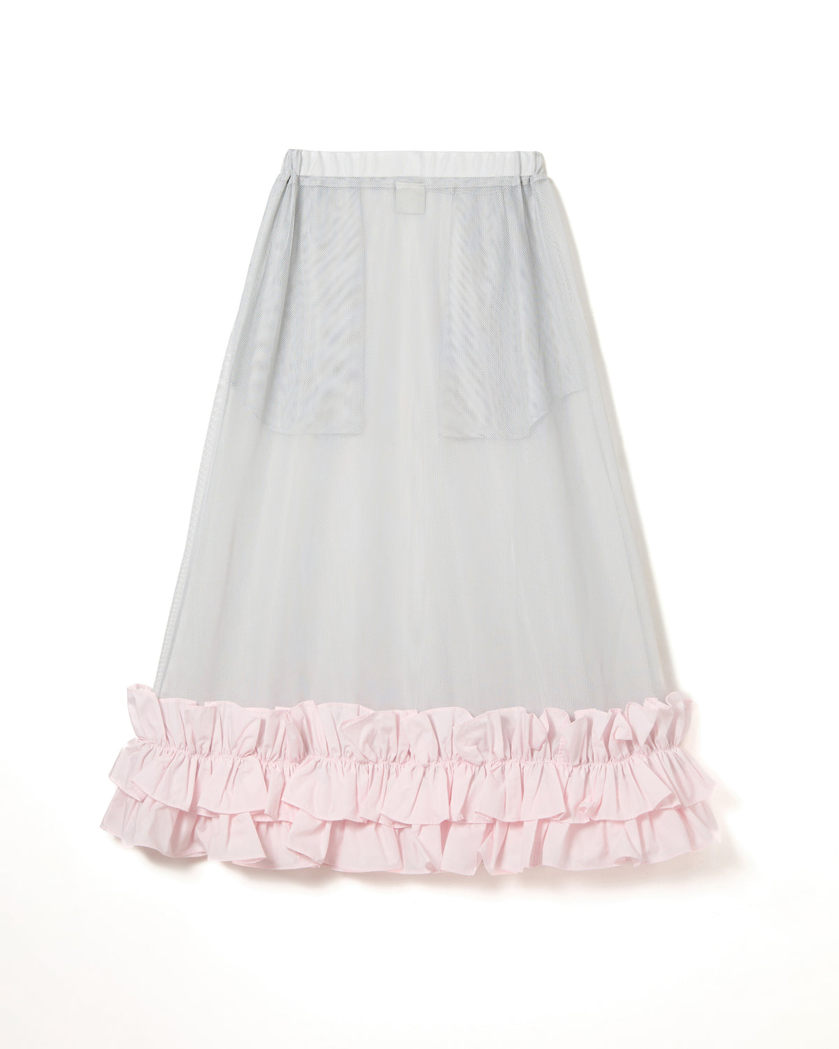 FRILL MESH SKIRT (PINK)