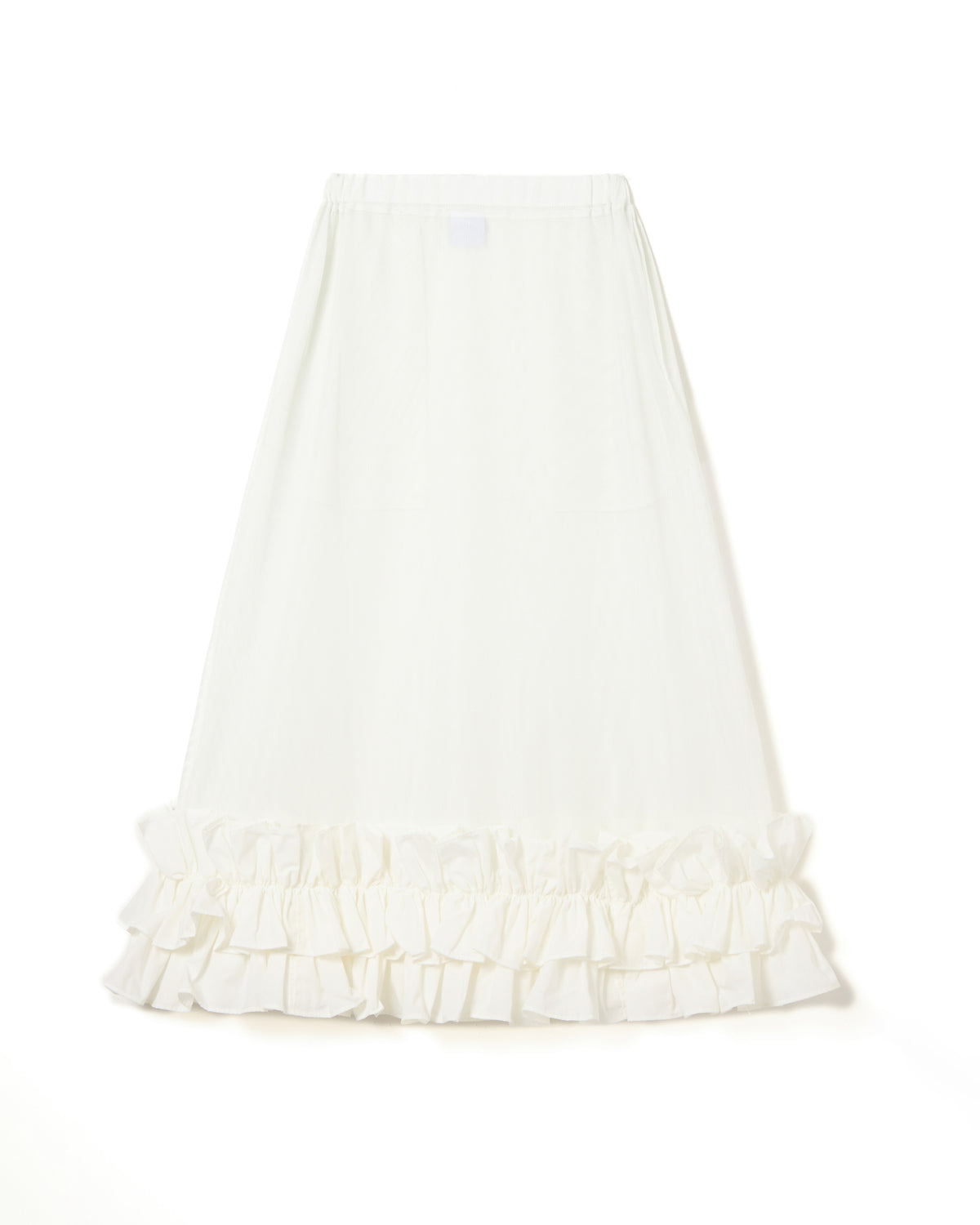FRILL MESH SKIRT (WHITE)