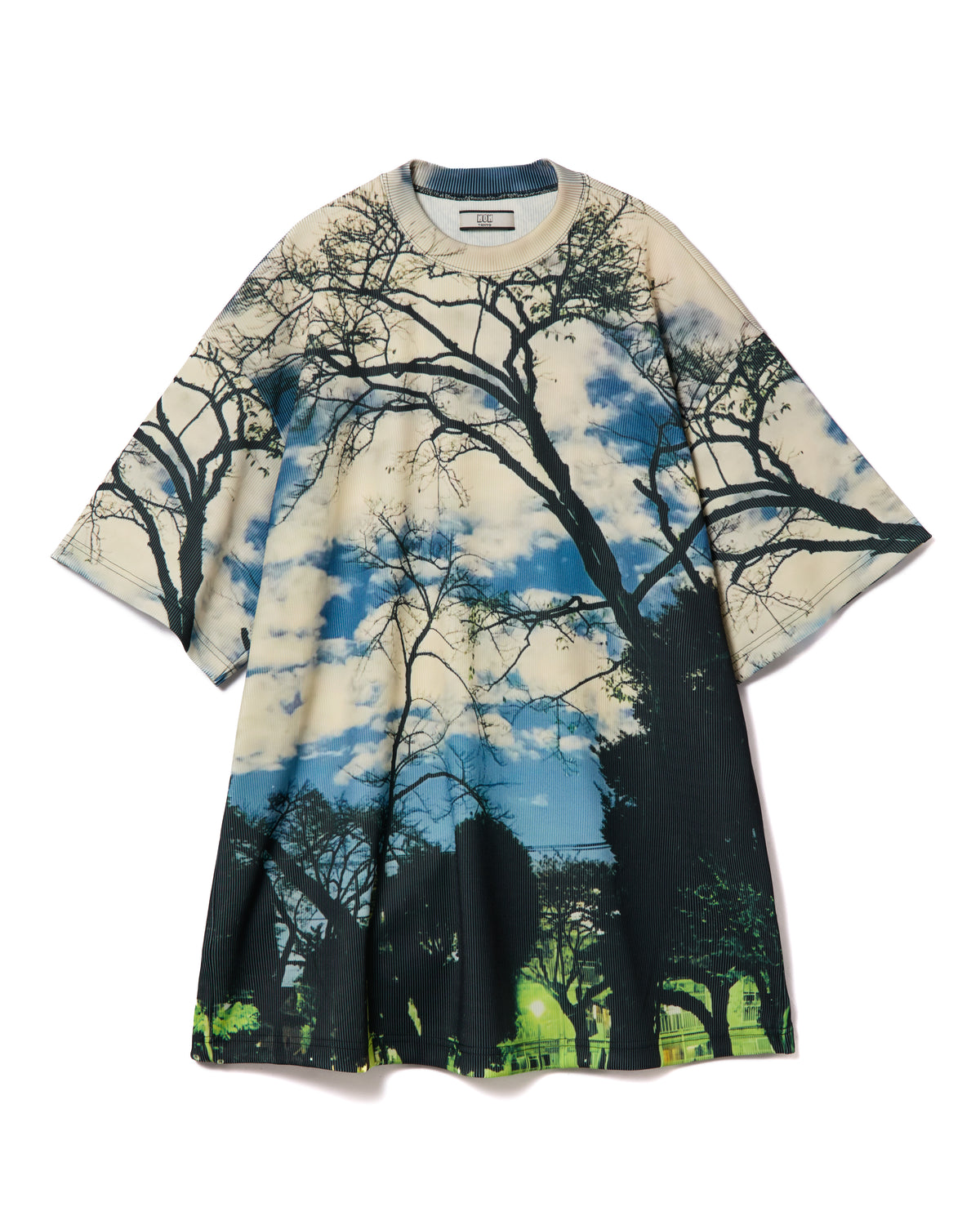 PRINT RIB BIG T-SHIRTS (PARK)