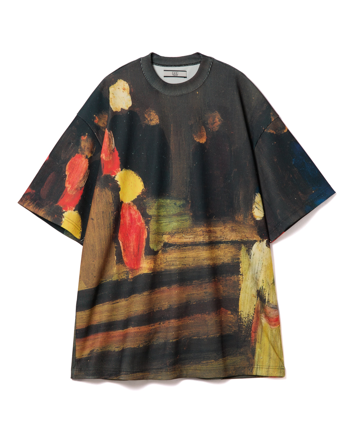 PRINT RIB BIG T-SHIRTS (ART)