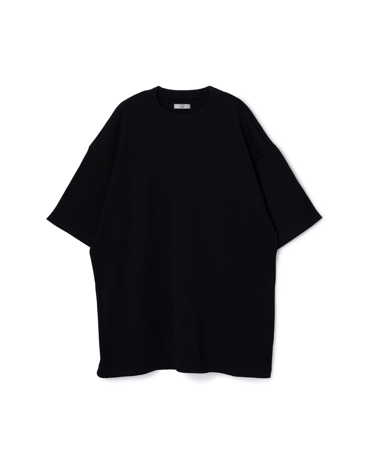 RIB BIG T-SHIRTS (BLACK)