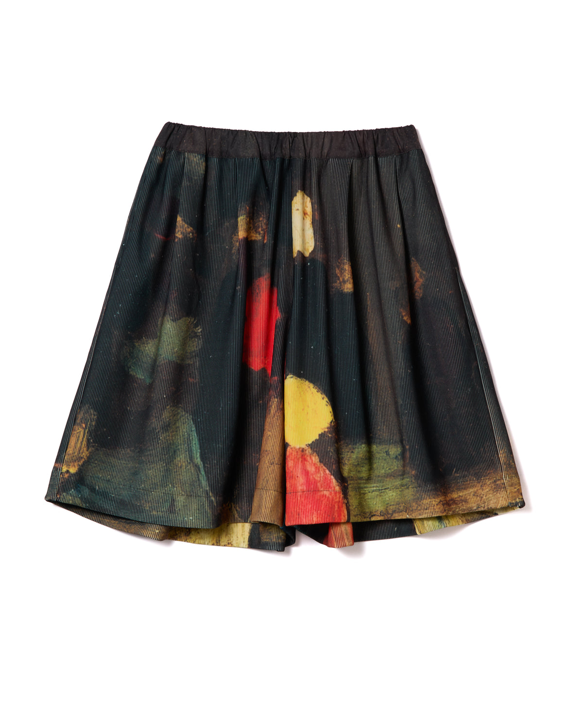 PRINT RIB WIDE SHORTS (ART)