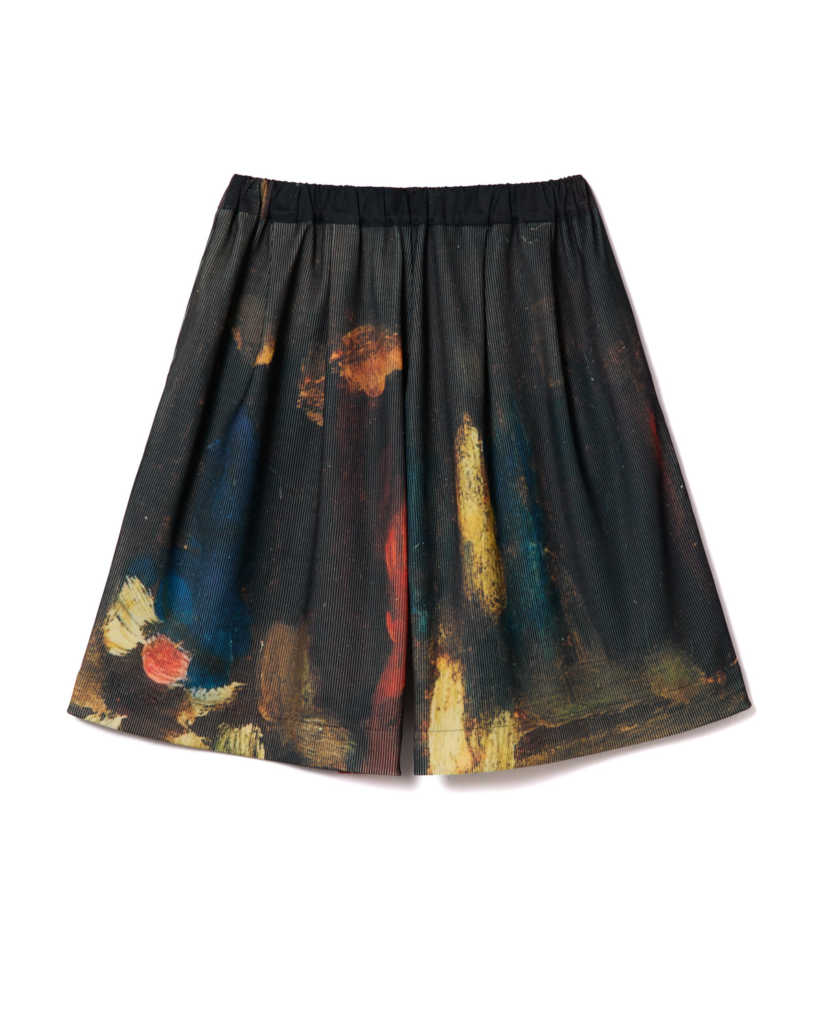 PRINT RIB WIDE SHORTS (ART)