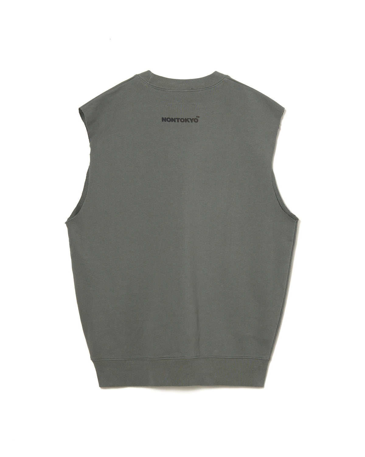 88 PRINT NO-SLEEVE SWEAT (GRAY)