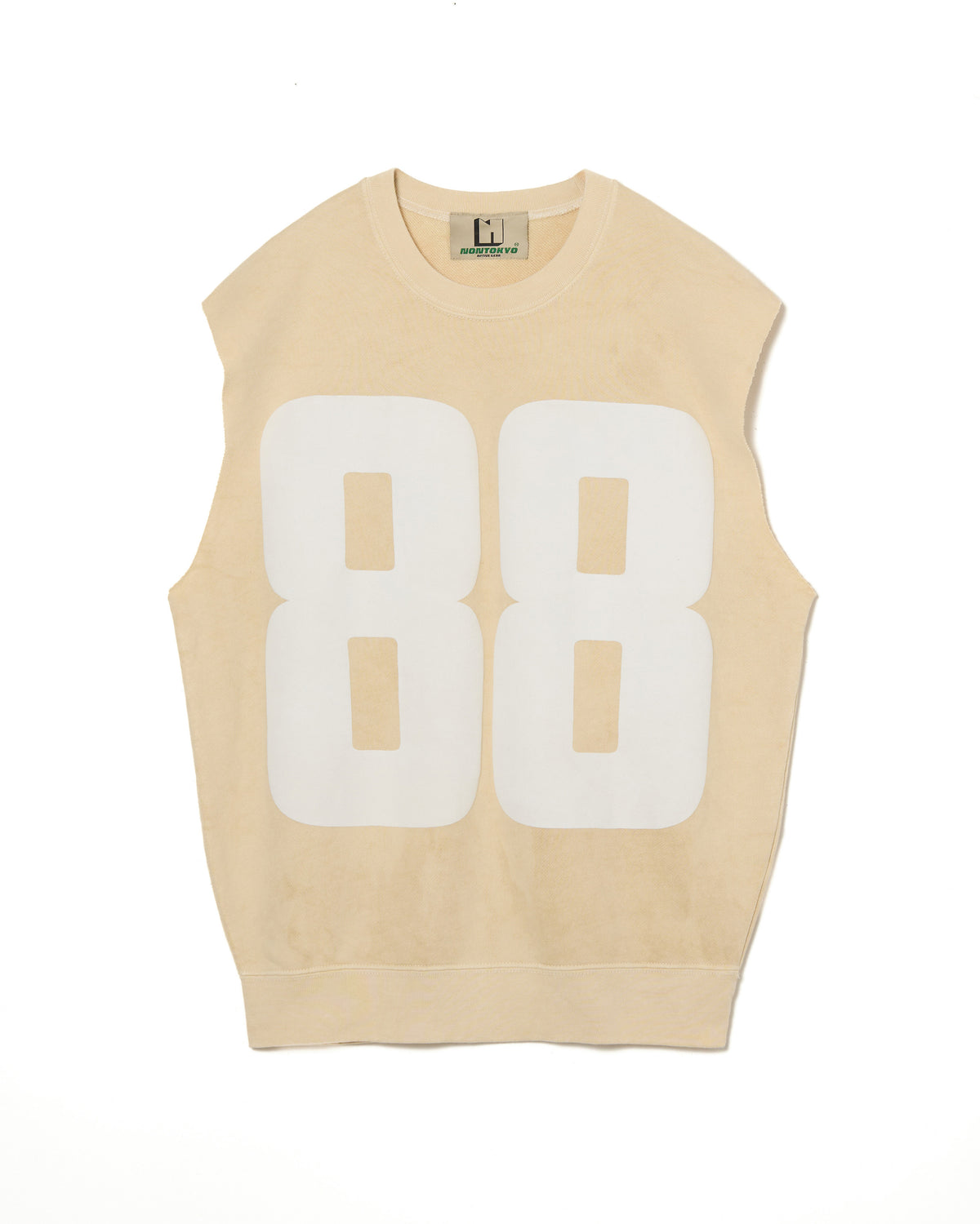 88 PRINT NO-SLEEVE SWEAT (IVORY)