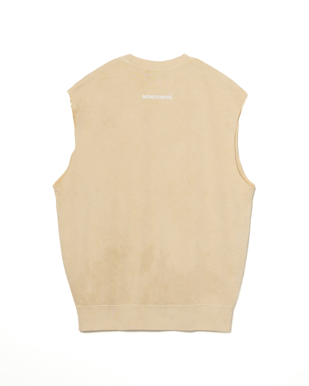 88 PRINT NO-SLEEVE SWEAT (IVORY)