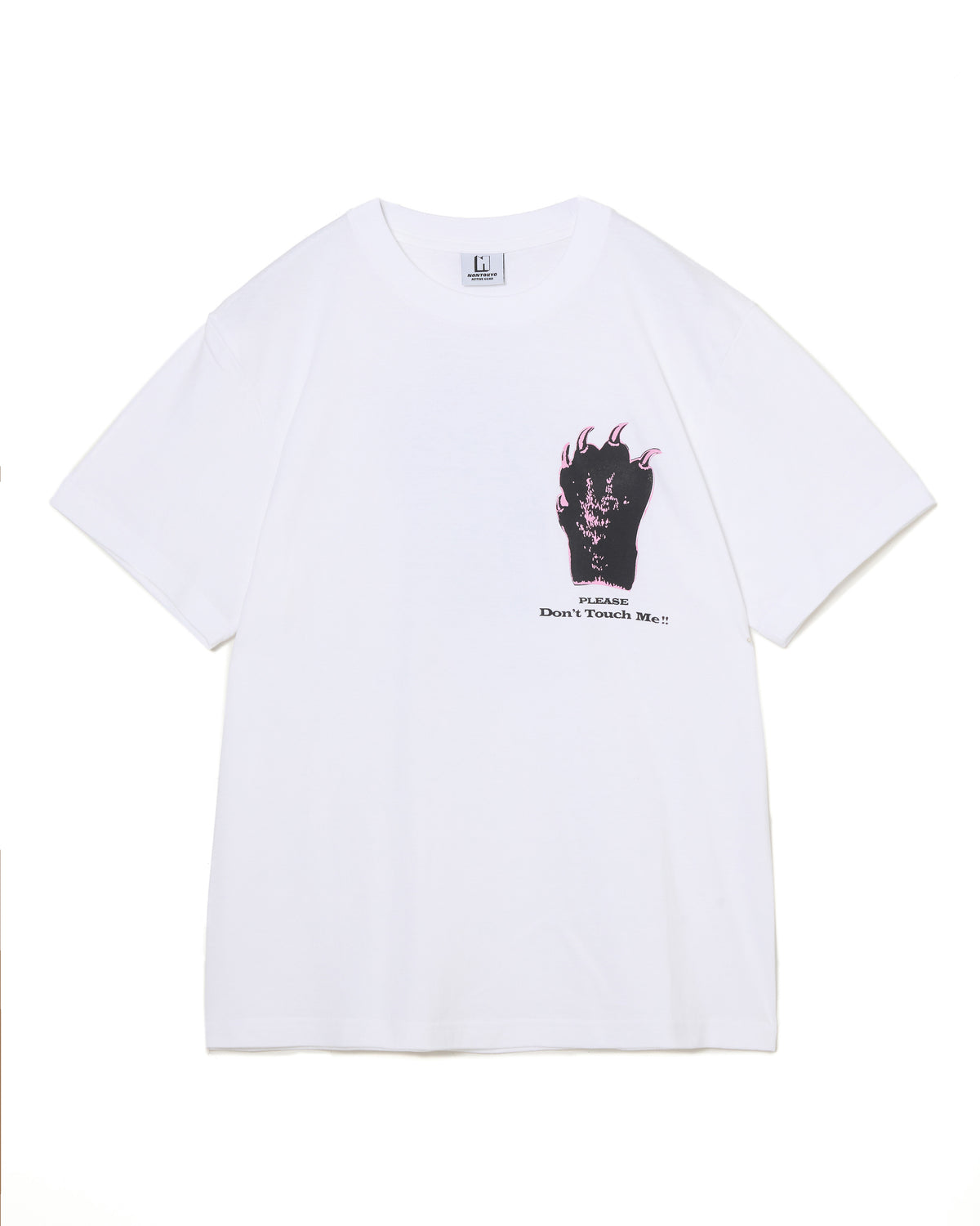 HAND PRINT T-SHIRT(WHITE)
