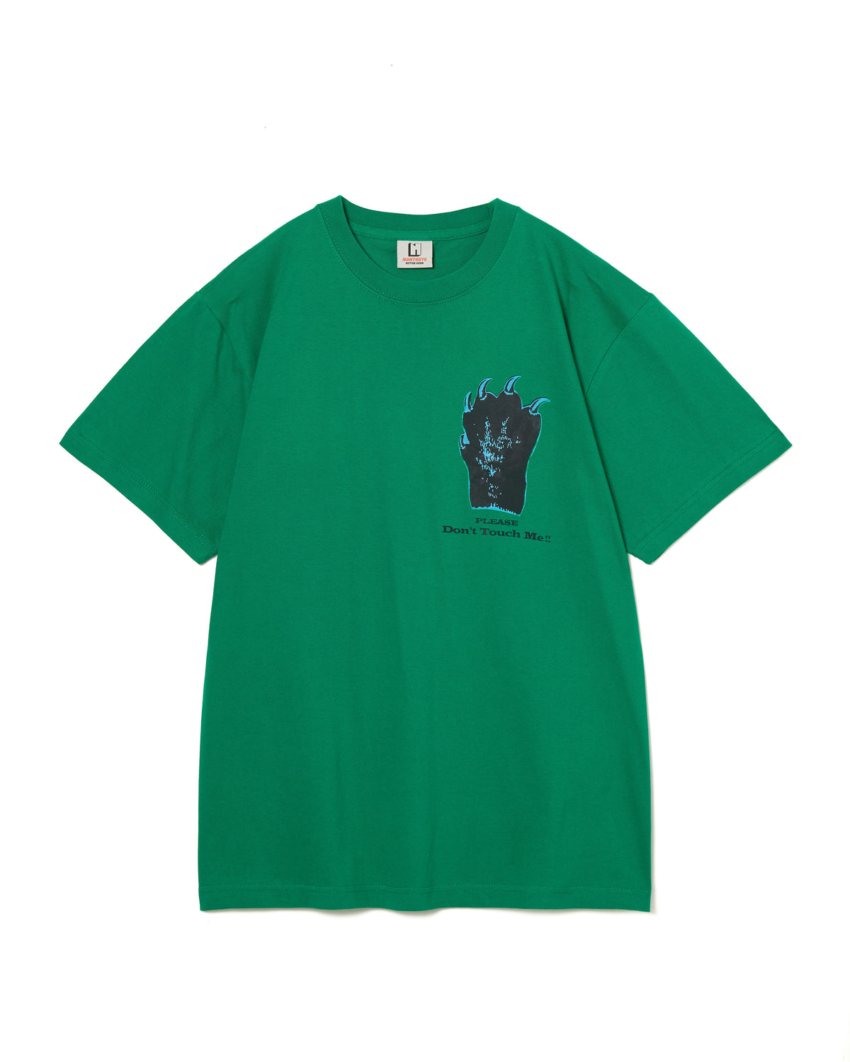 HAND PRINT T-SHIRT(GREEN)