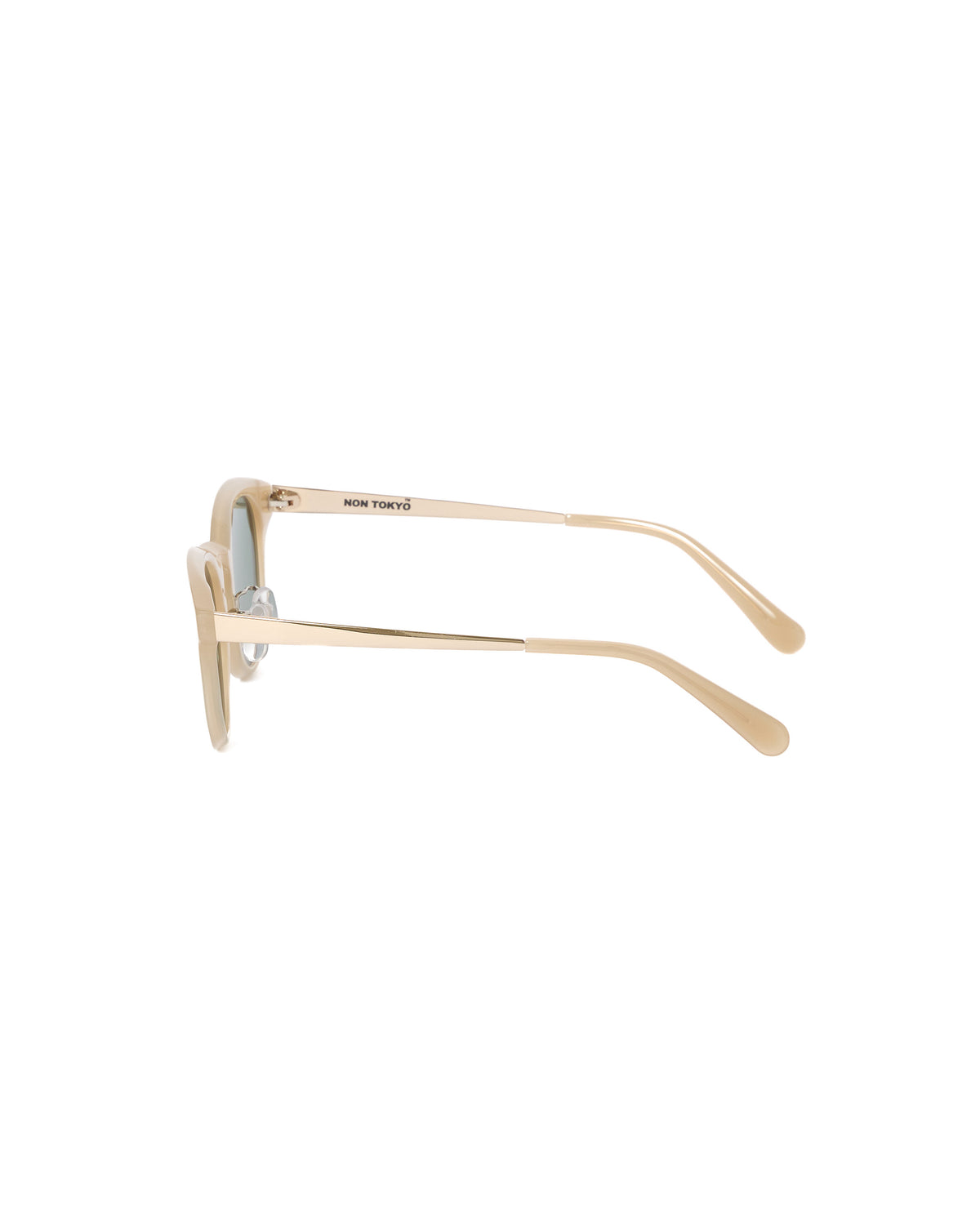 METAL ARM SUNGLASS (BEIGE)