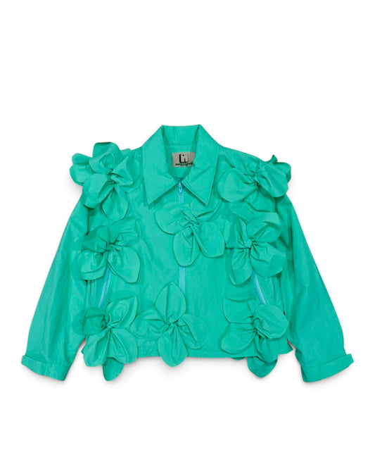 FLOWER TECH BLOUSON (M.GREEN)