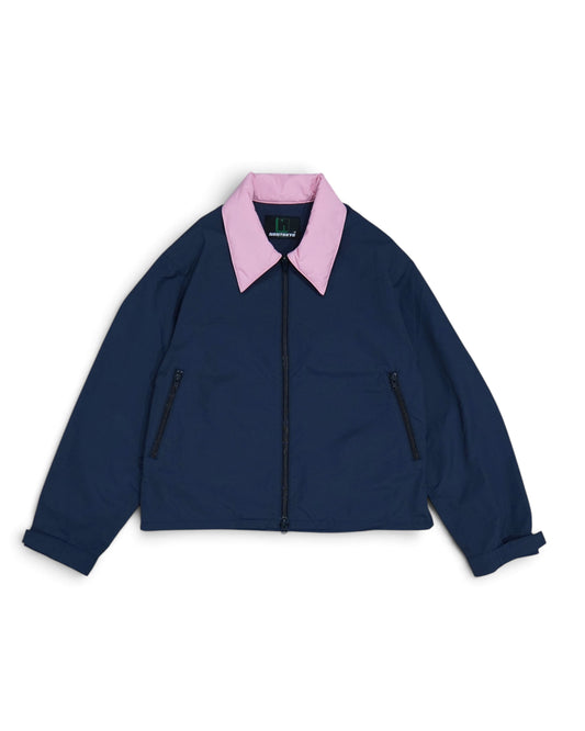 BI COLOR TECH BLOUSON (NAVY x PINK)