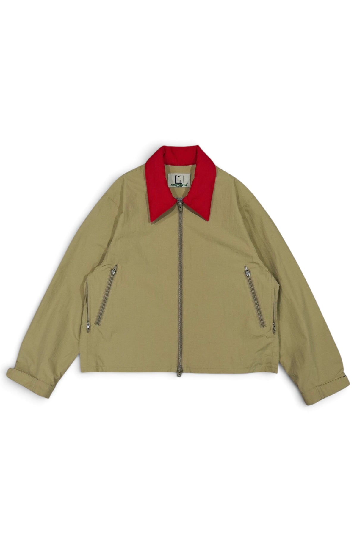 BI COLOR TECH BLOUSON (BEIGE x RED)