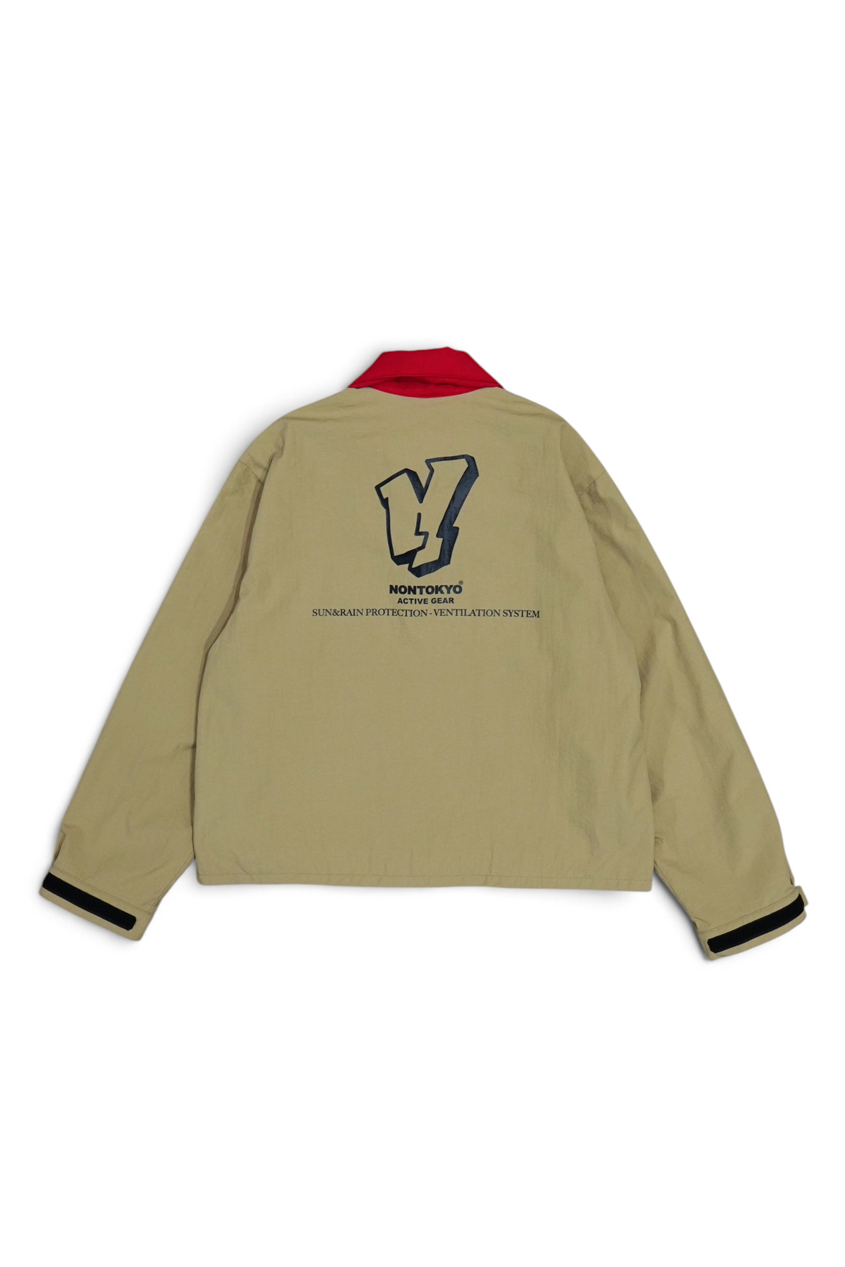 BI COLOR TECH BLOUSON (BEIGE x RED)