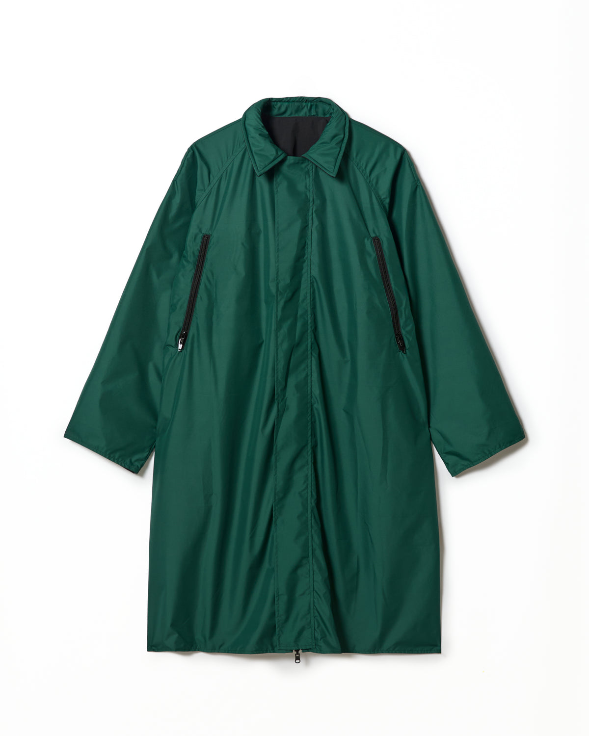 REVERSIBLE TECH COAT (BLACK x GREEN)