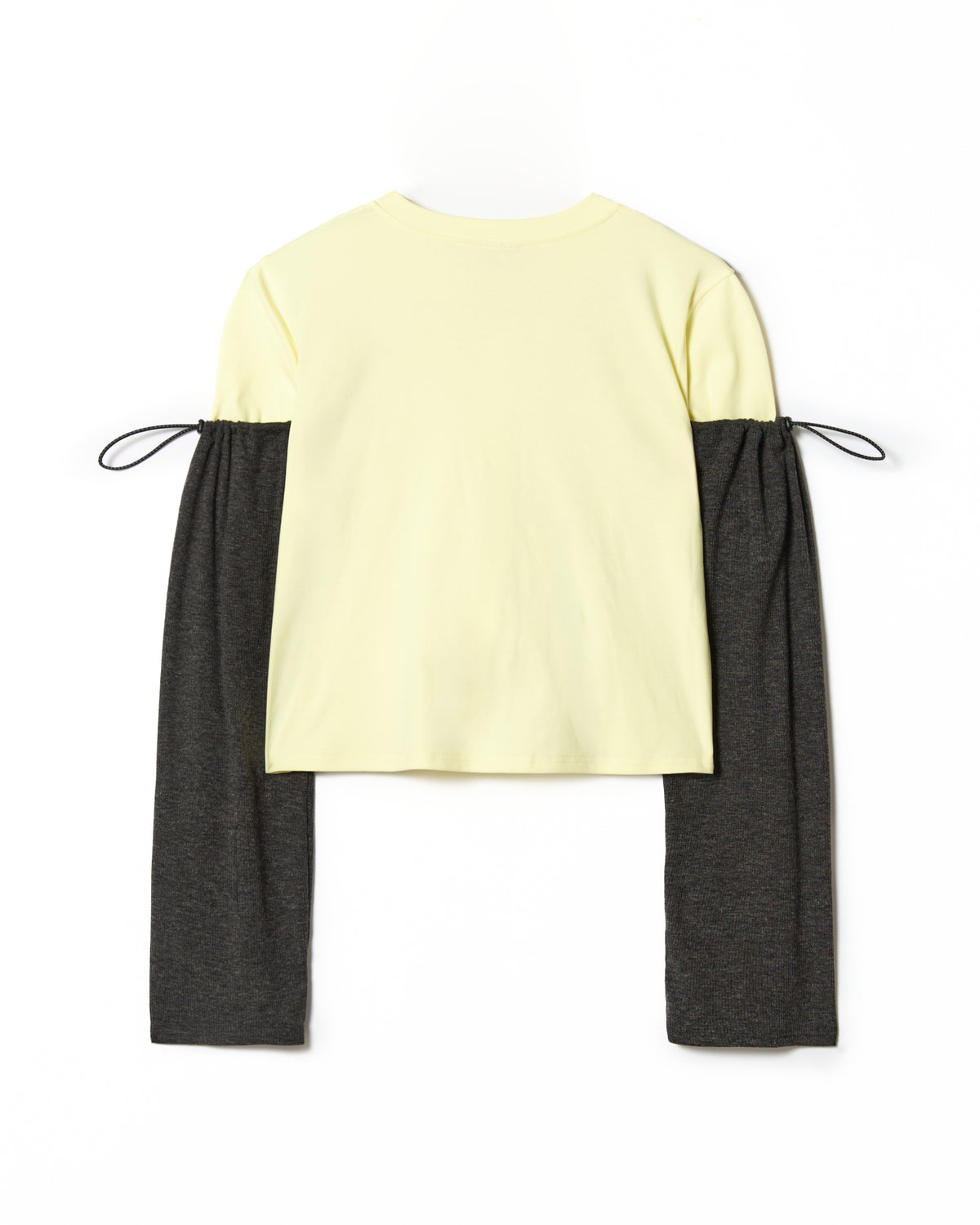 2WAY LAYERED CARDIGAN (GRAY)