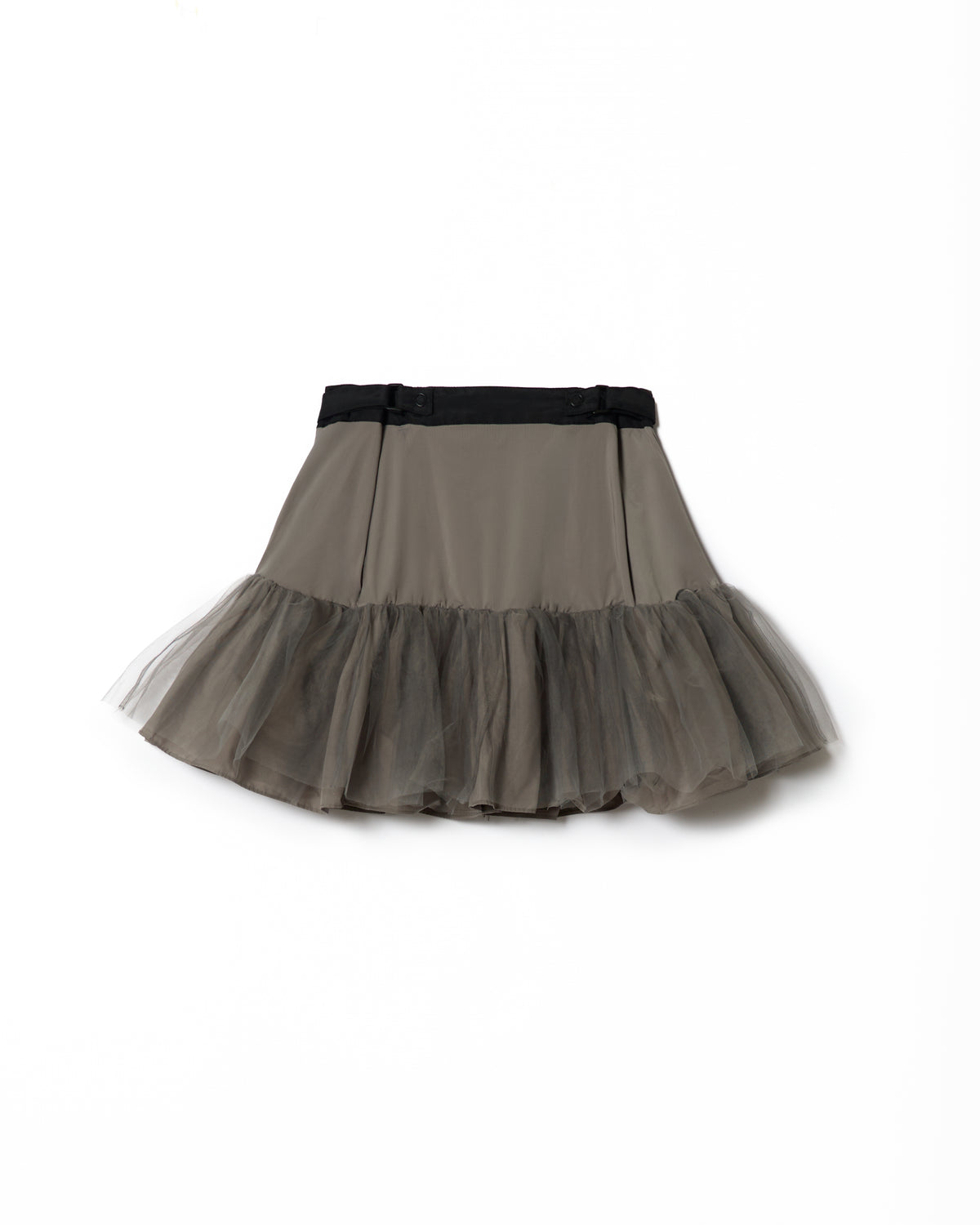 3WAY TULE TIERED SKIRT (GRAY)