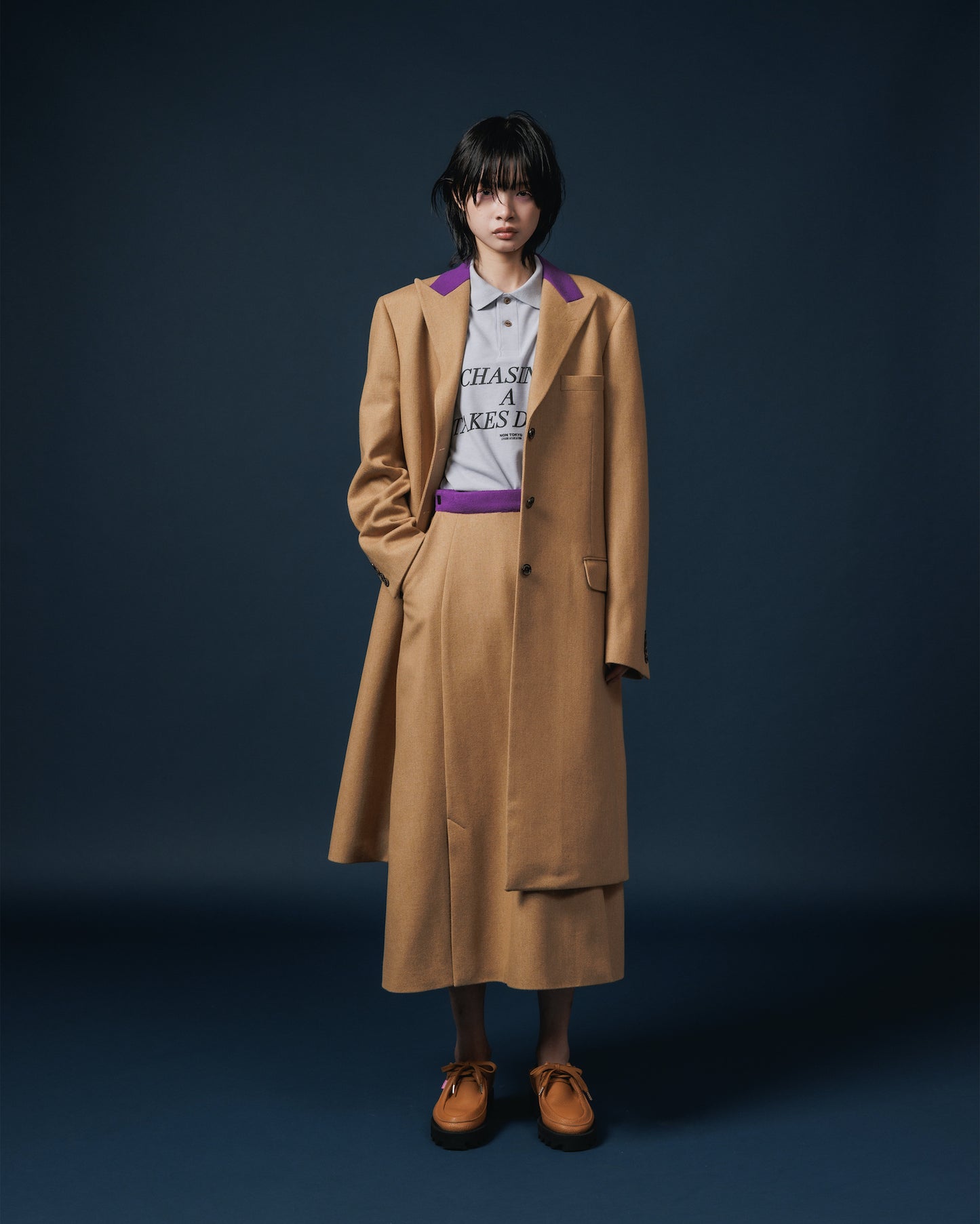 LONG CHESTER COAT (BEIGE)