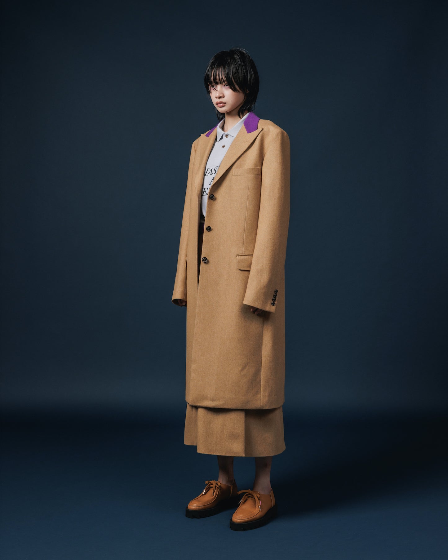 LONG CHESTER COAT (BEIGE)