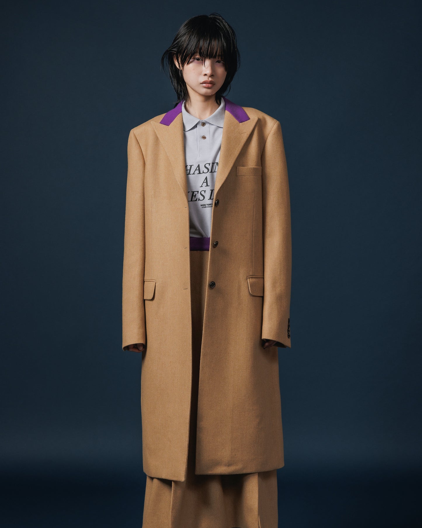 LONG CHESTER COAT (BEIGE)