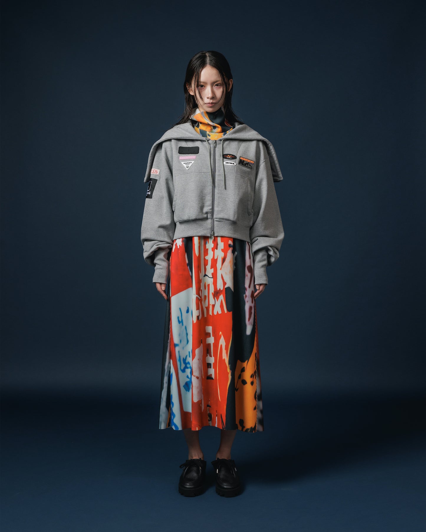 SAILOR ZIP-UP PARKER (GRAY)