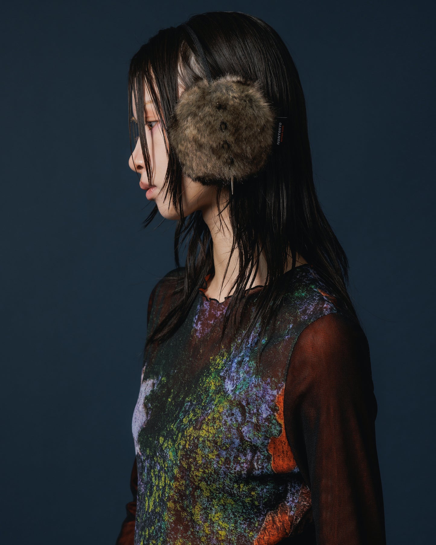 STUDS FUR EARMUFF (BROWN)