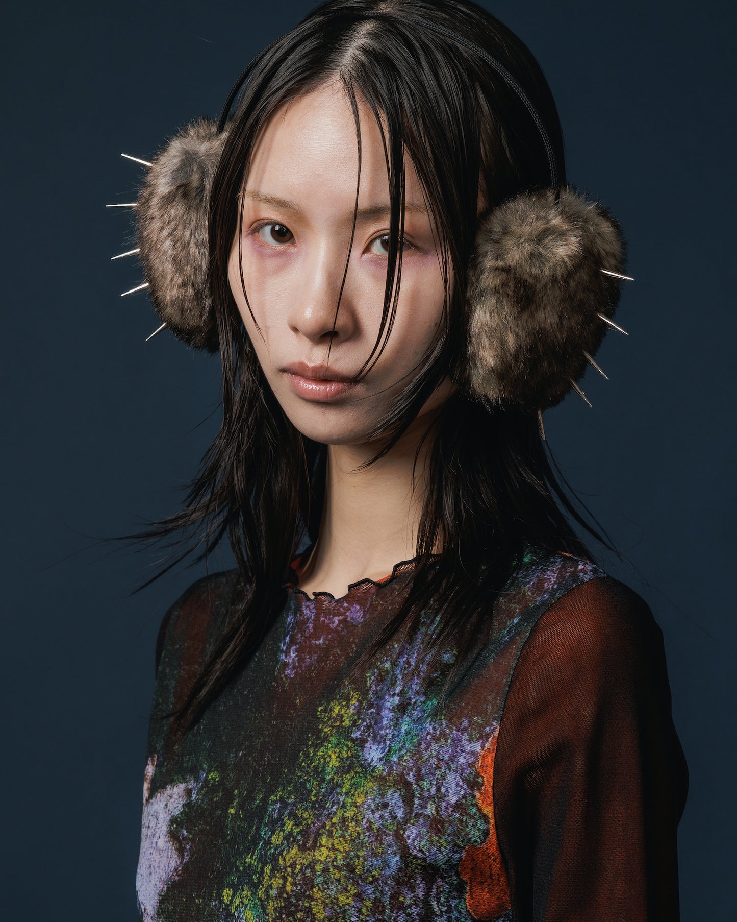 STUDS FUR EARMUFF (BROWN)