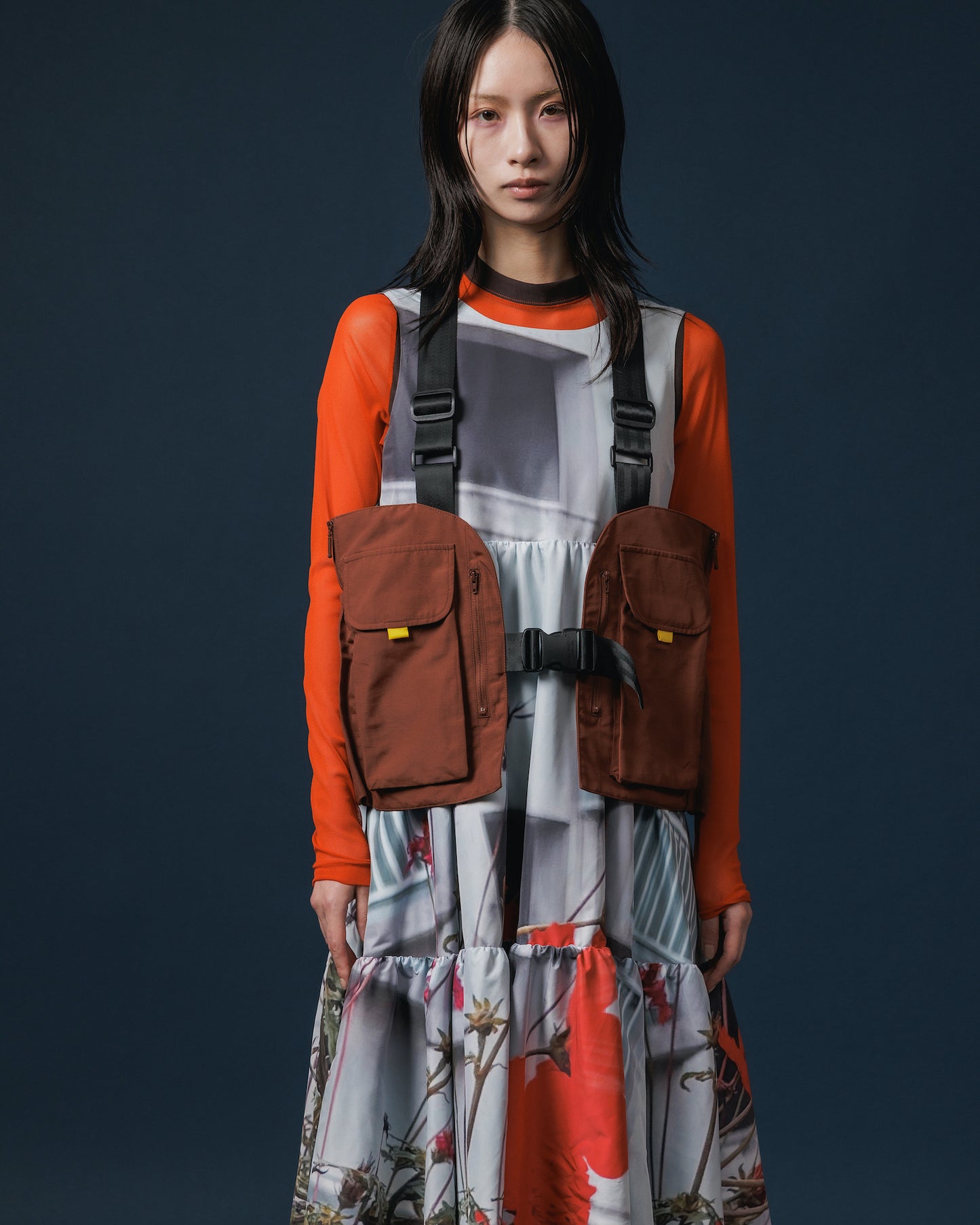 UTILITY VEST (BROWN)