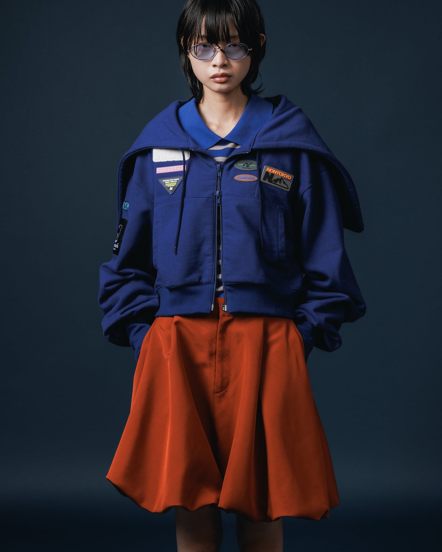 SAILOR ZIP-UP PARKER (BLUE)