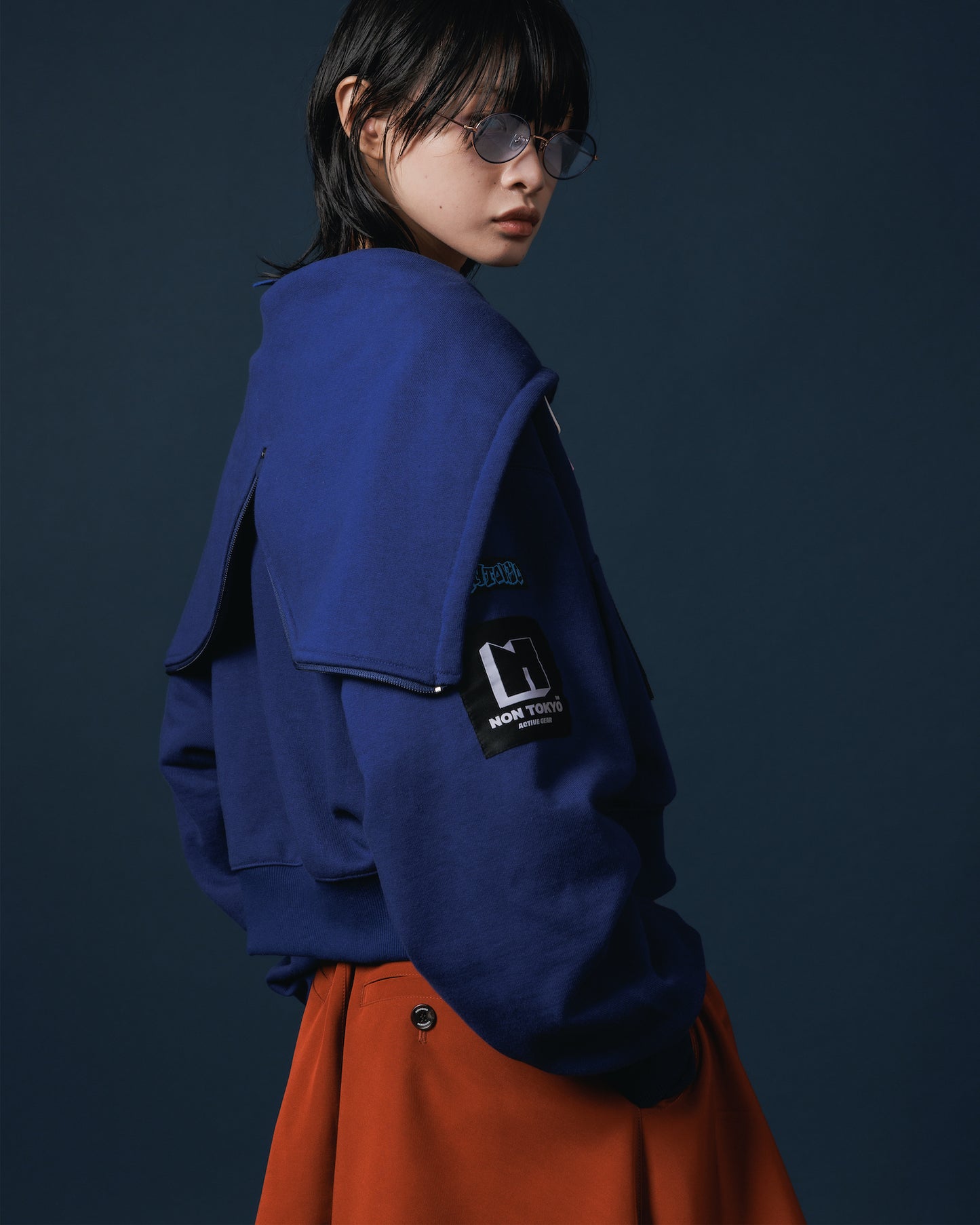 SAILOR ZIP-UP PARKER (BLUE)