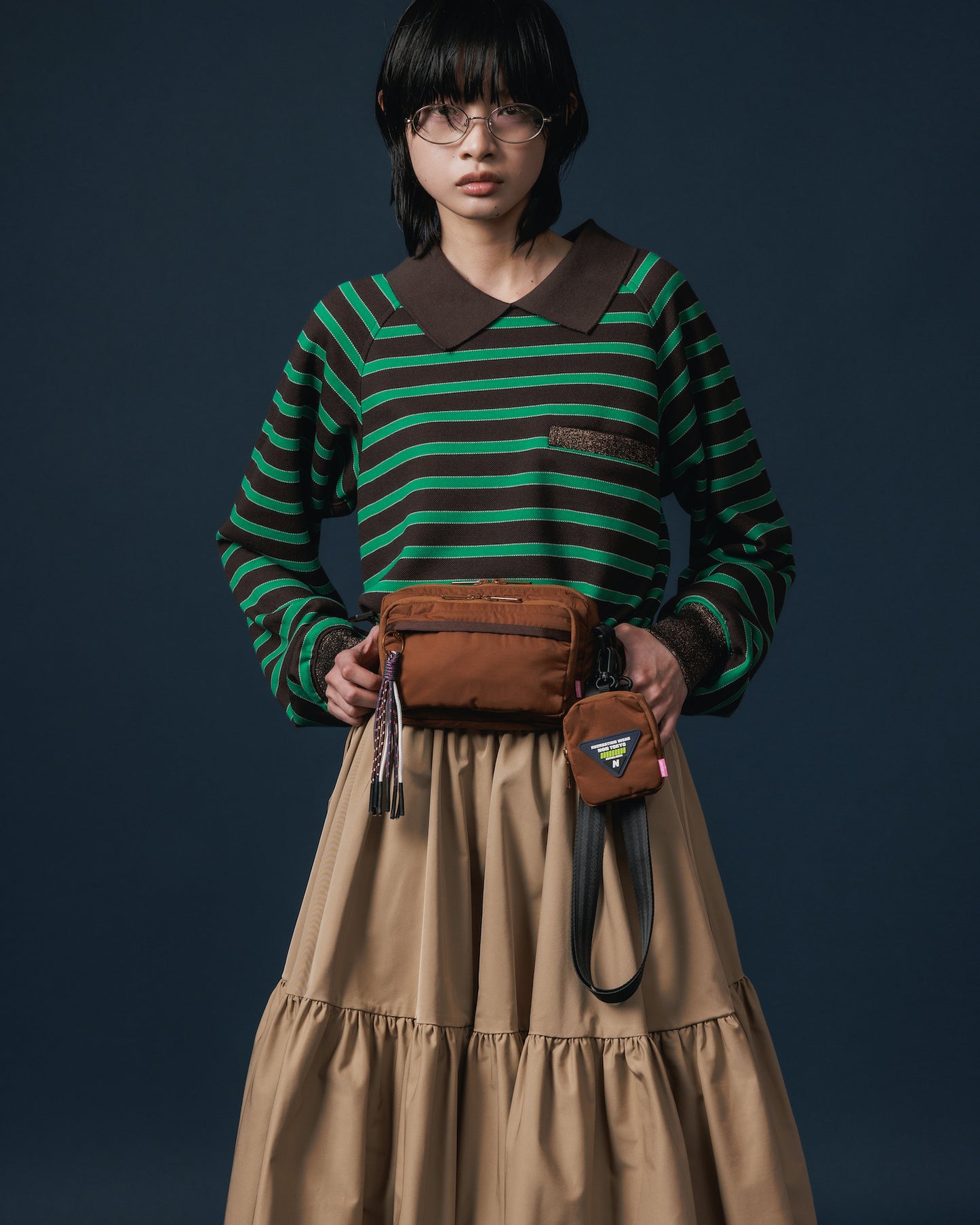 2WAY WAIST POUCH (BROWN)