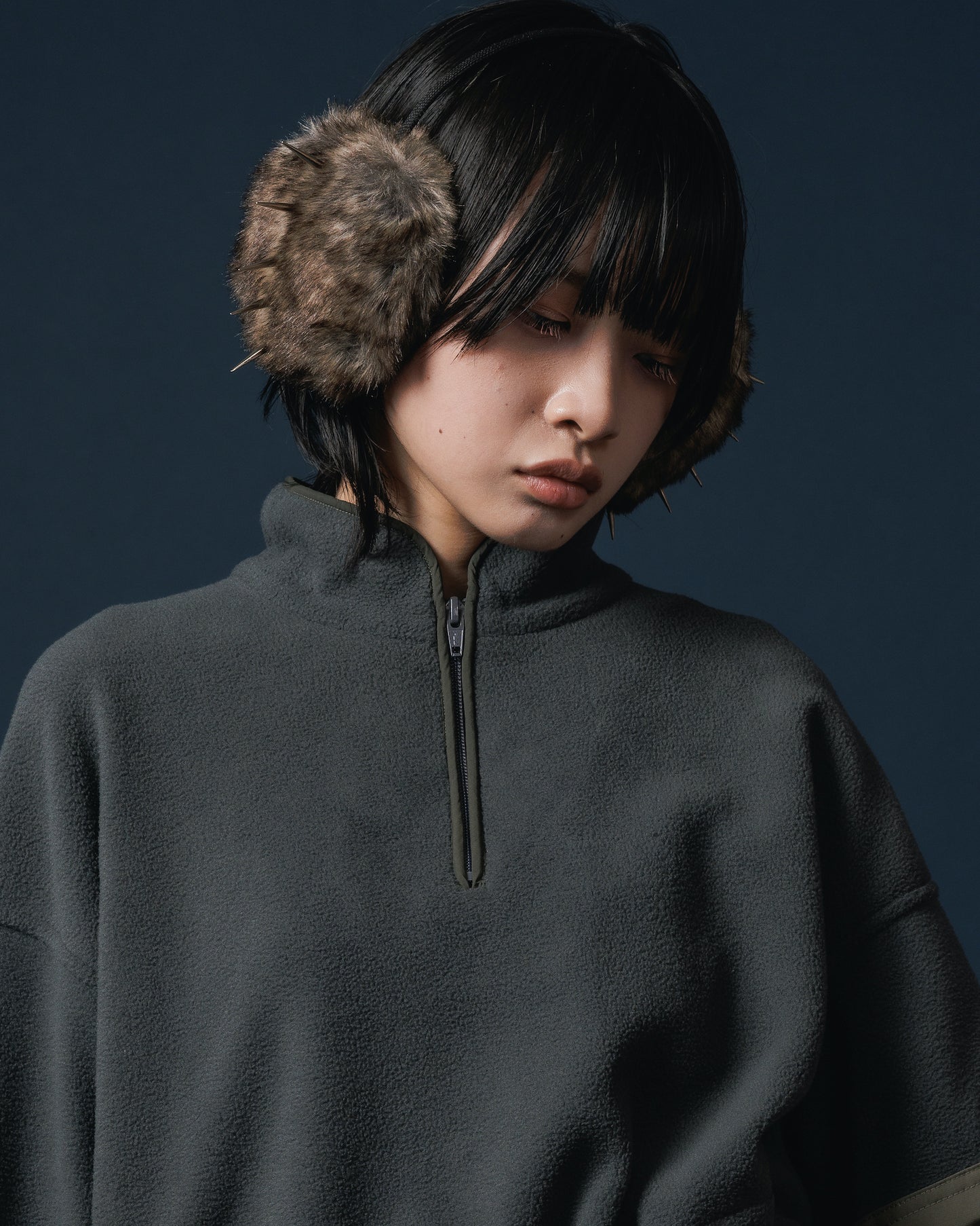 STUDS FUR EARMUFF (BROWN)