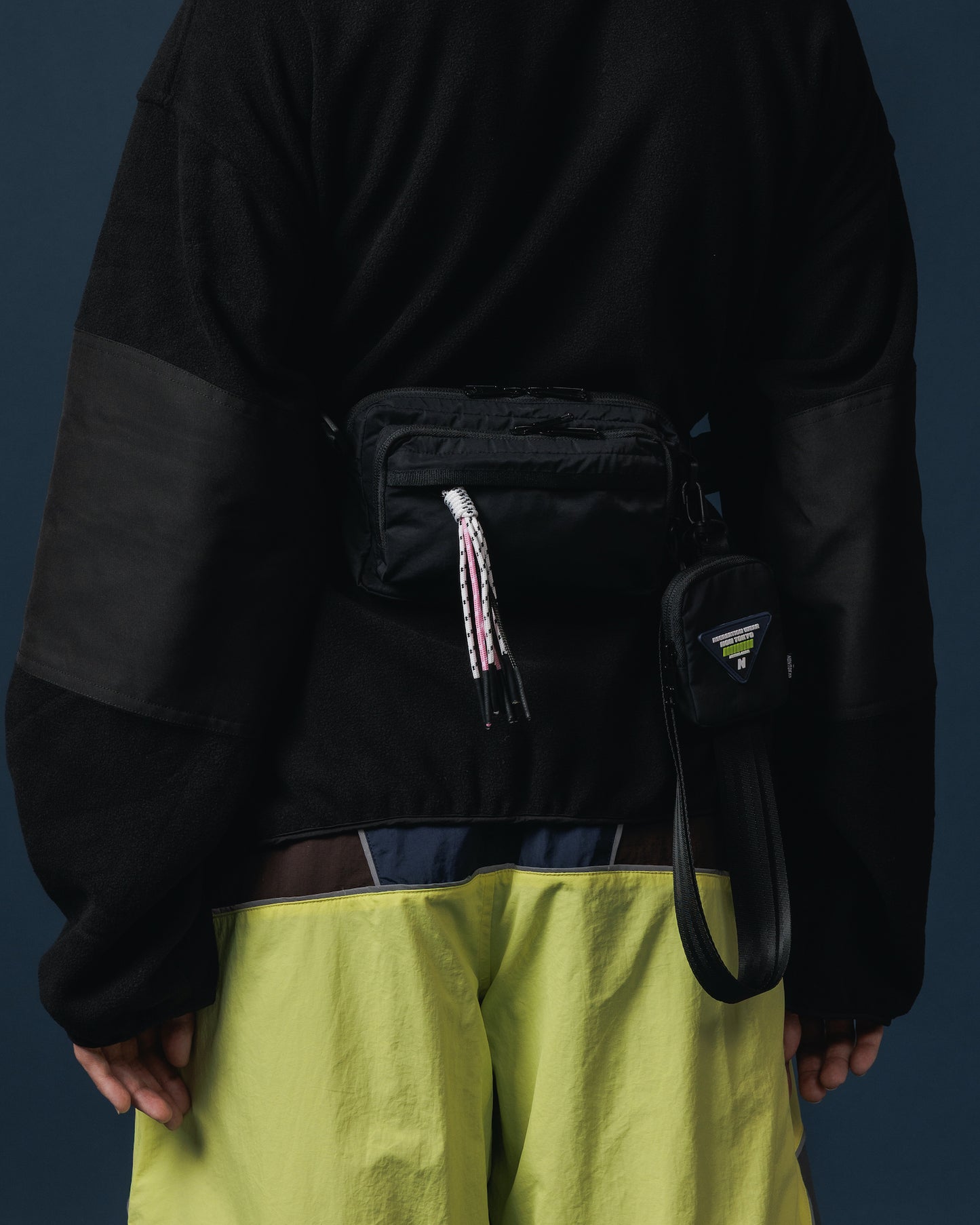 2WAY WAIST POUCH (BLACK)