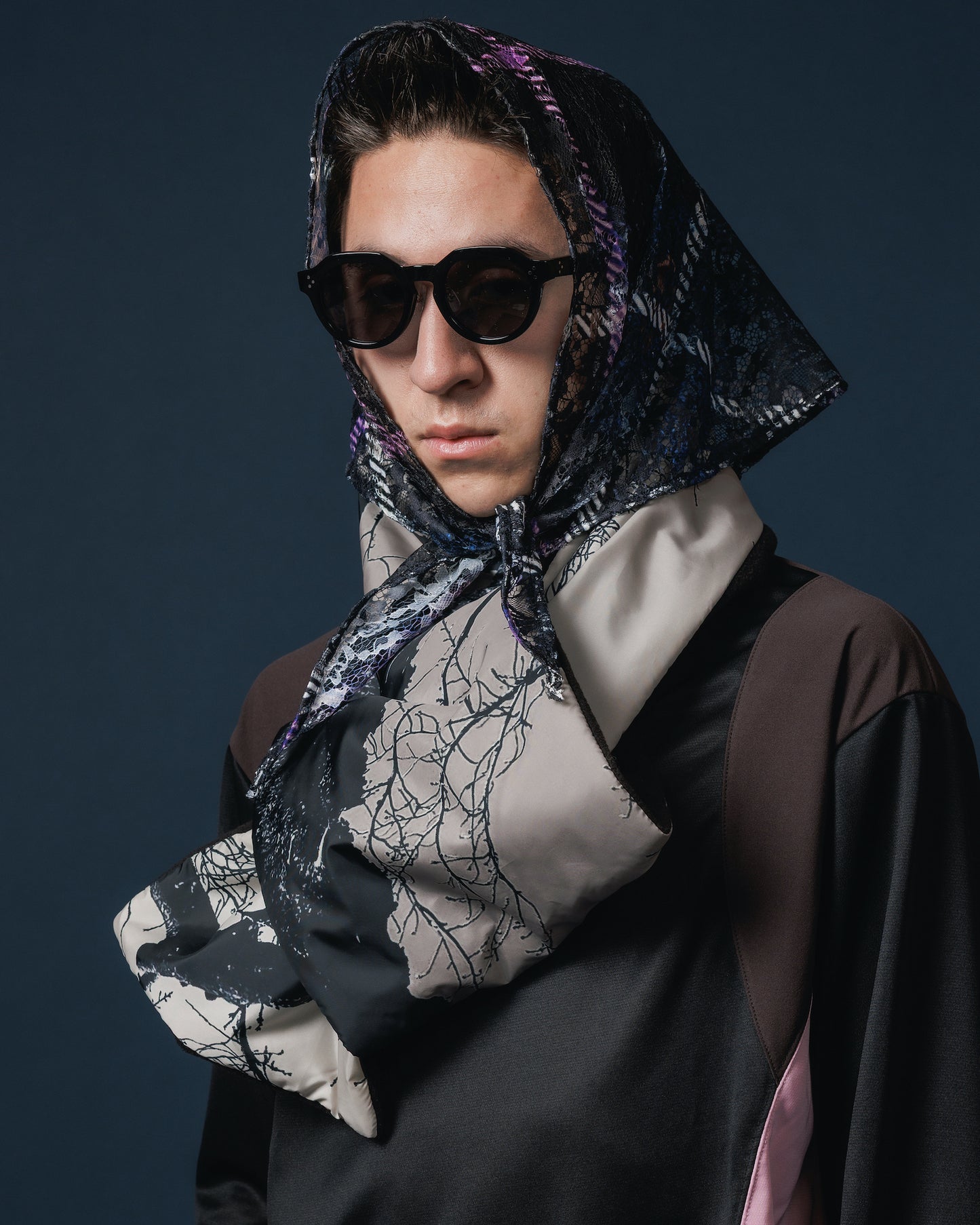 PRINT PADDING MUFFLER (BRANCH)