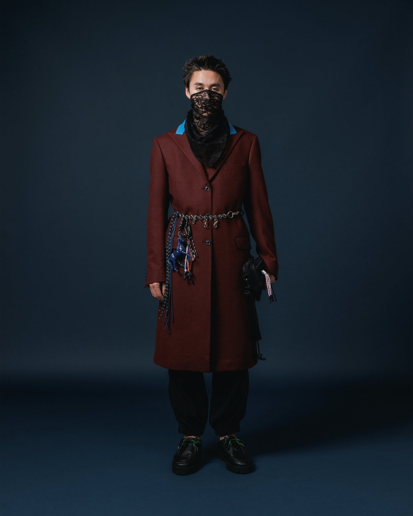 LONG CHESTER COAT (WINE)