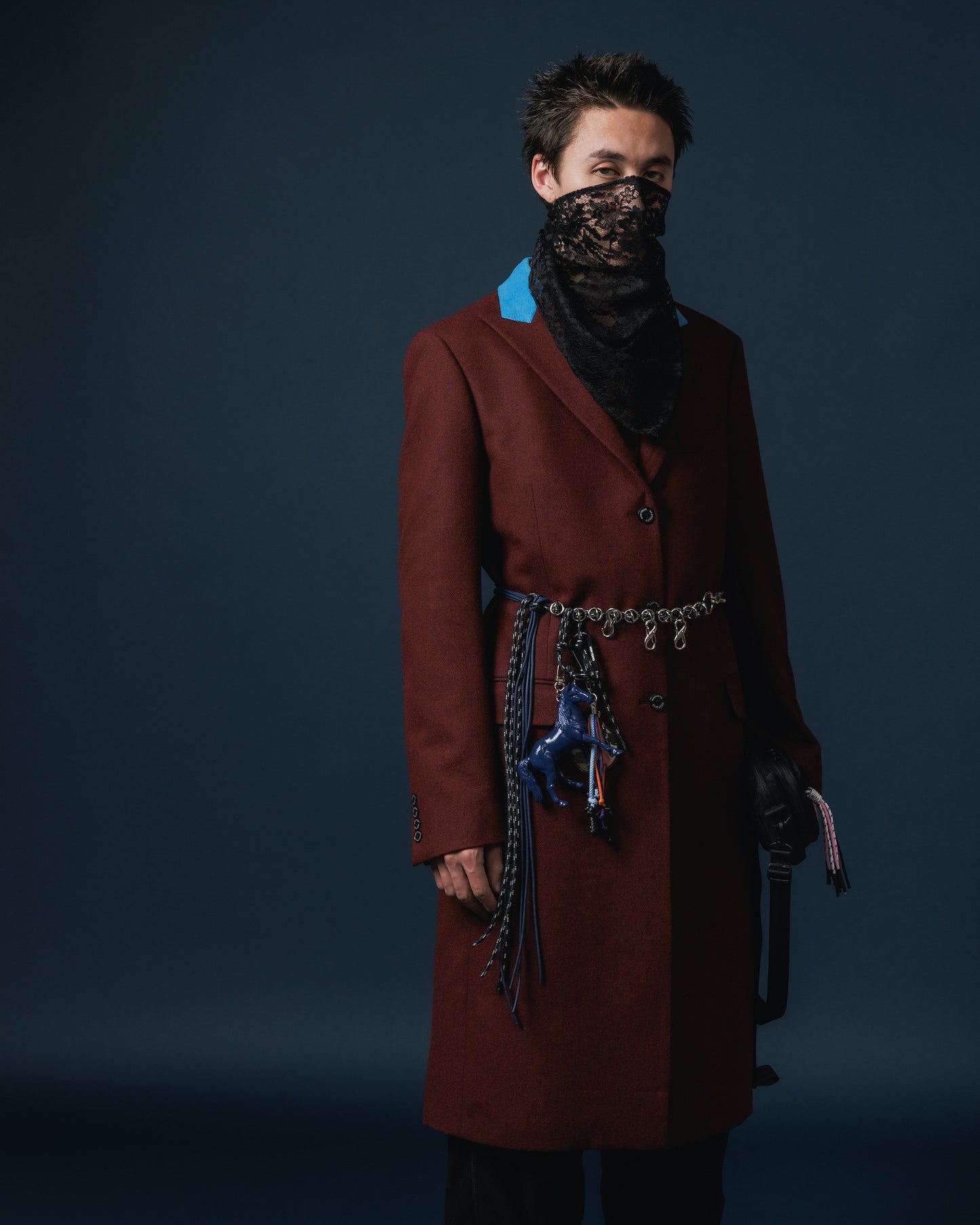 LONG CHESTER COAT (WINE)