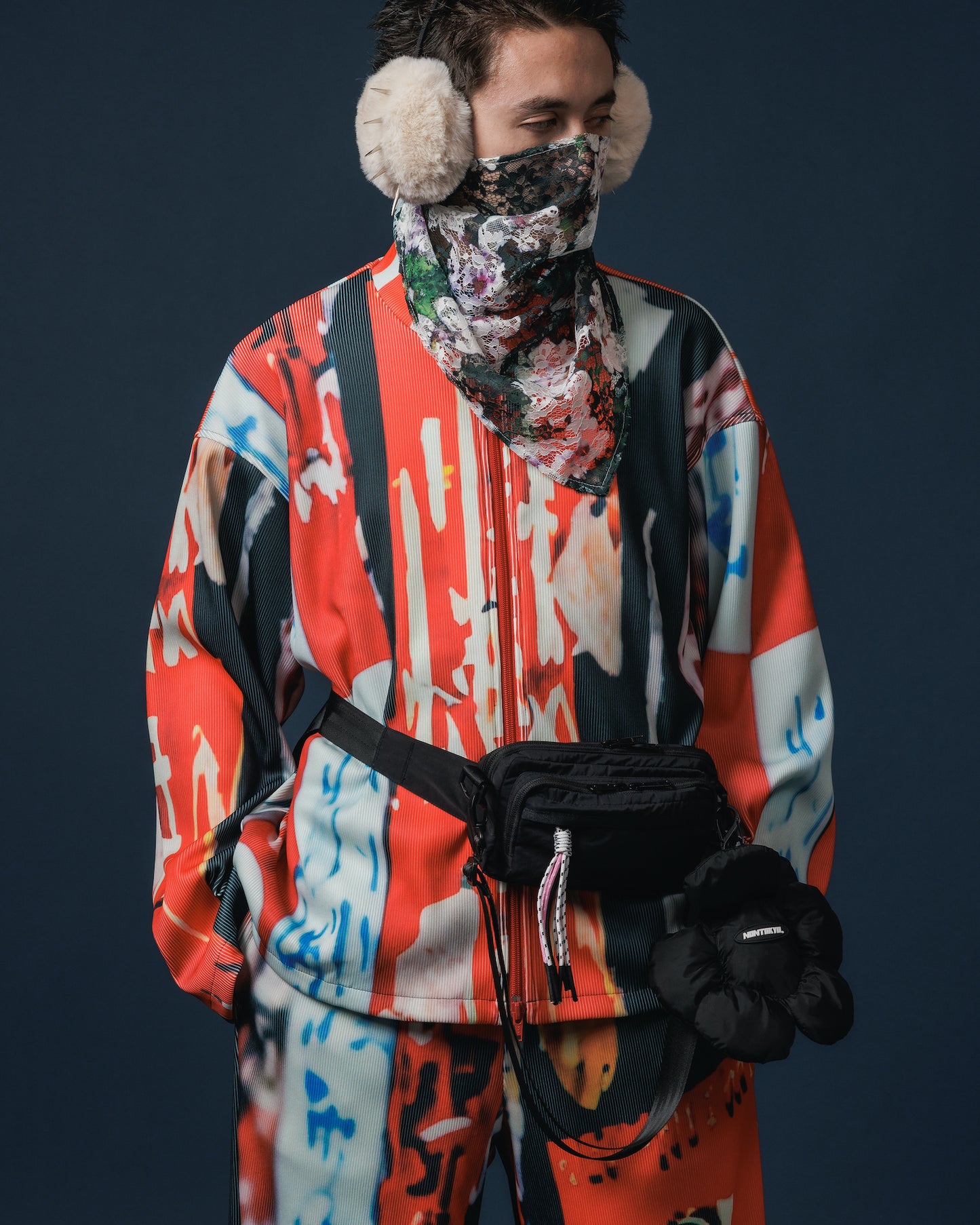 2WAY WAIST POUCH (BLACK)