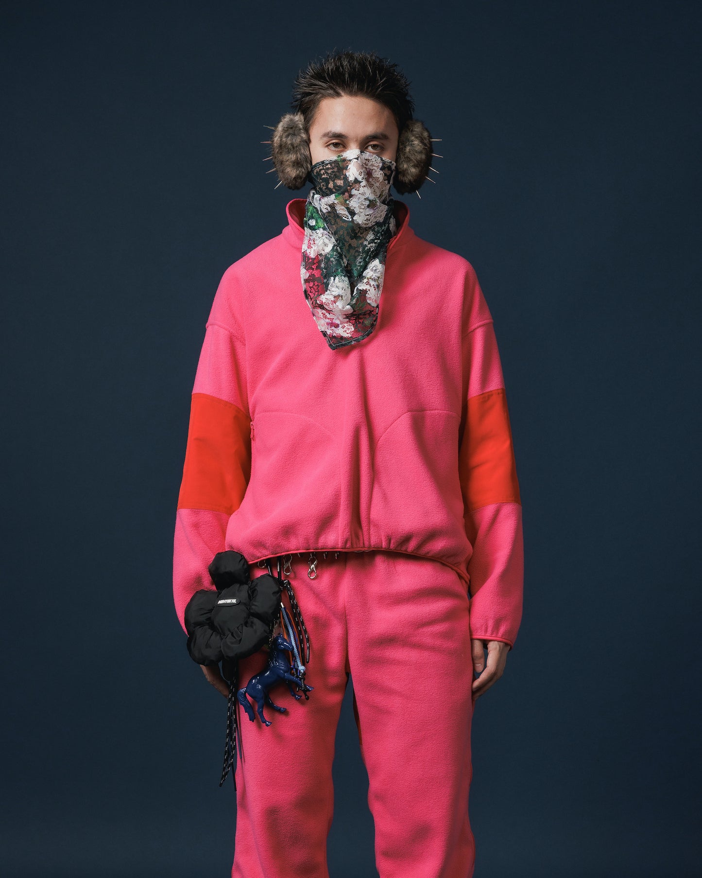 FLEECE PULLOVER TOP (PINK)