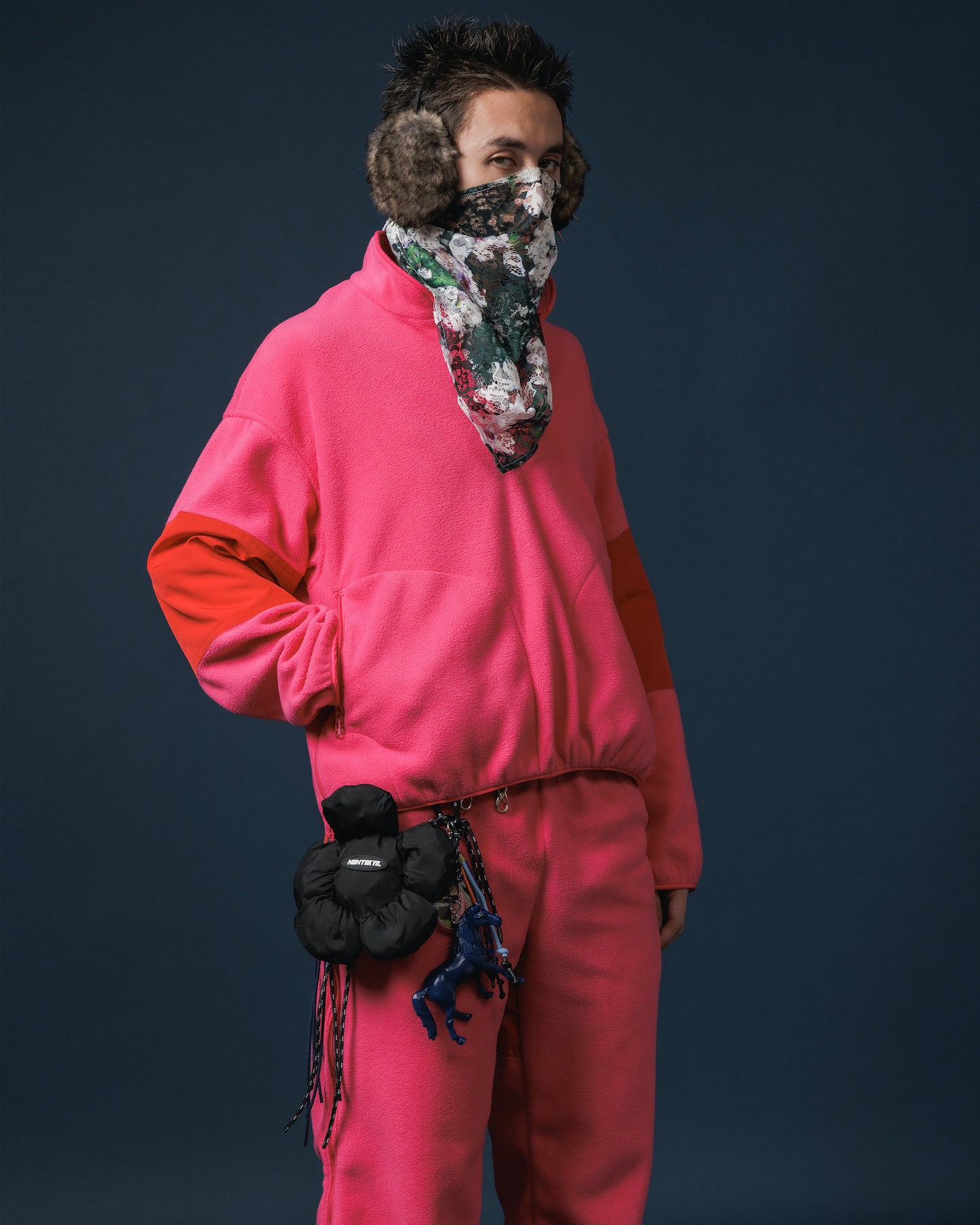 FLEECE PULLOVER TOP (PINK)